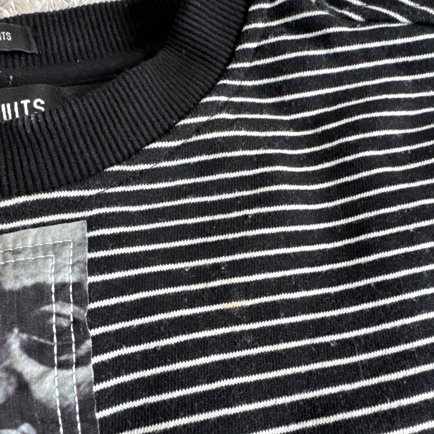 Vintage Côte De Nuits Sweatshirt Striped Black M Men Designer Pullover Size US M / EU 48-50 / 2 - 6 Thumbnail