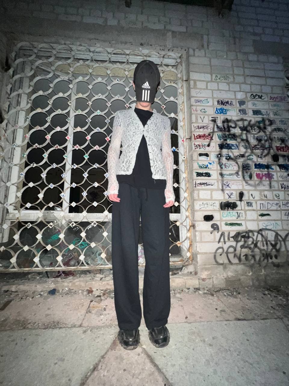 If Six Was Nine × Le Grande Bleu (L.G.B.) × Vintage Vintage Y2K Retro Mesh Avantgarde Gabbana Style Opium Long Size US S / EU 44-46 / 1 - 1 Thumbnail