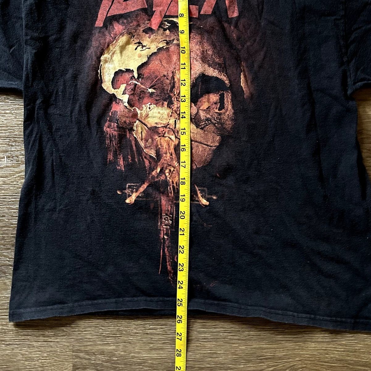 Hanes 2000s Slayer Inverted Cross Thrash Metal Band Size US XL / EU 56 / 4 - 4 Thumbnail