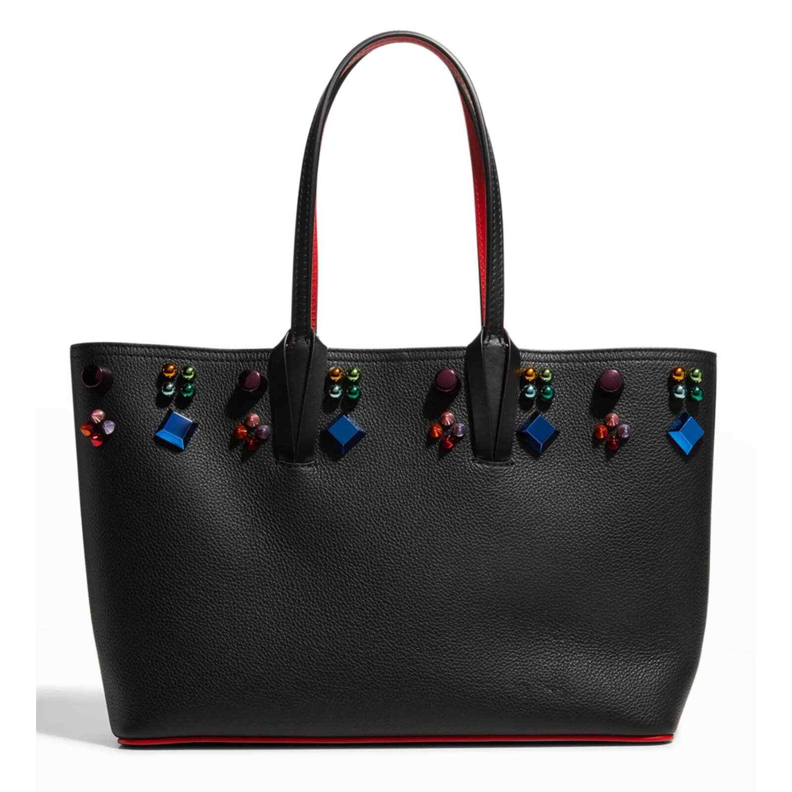 Christian Louboutin Christian Louboutin Multicolor Spike Tote Shoulder Bag Size ONE SIZE - 3 Thumbnail