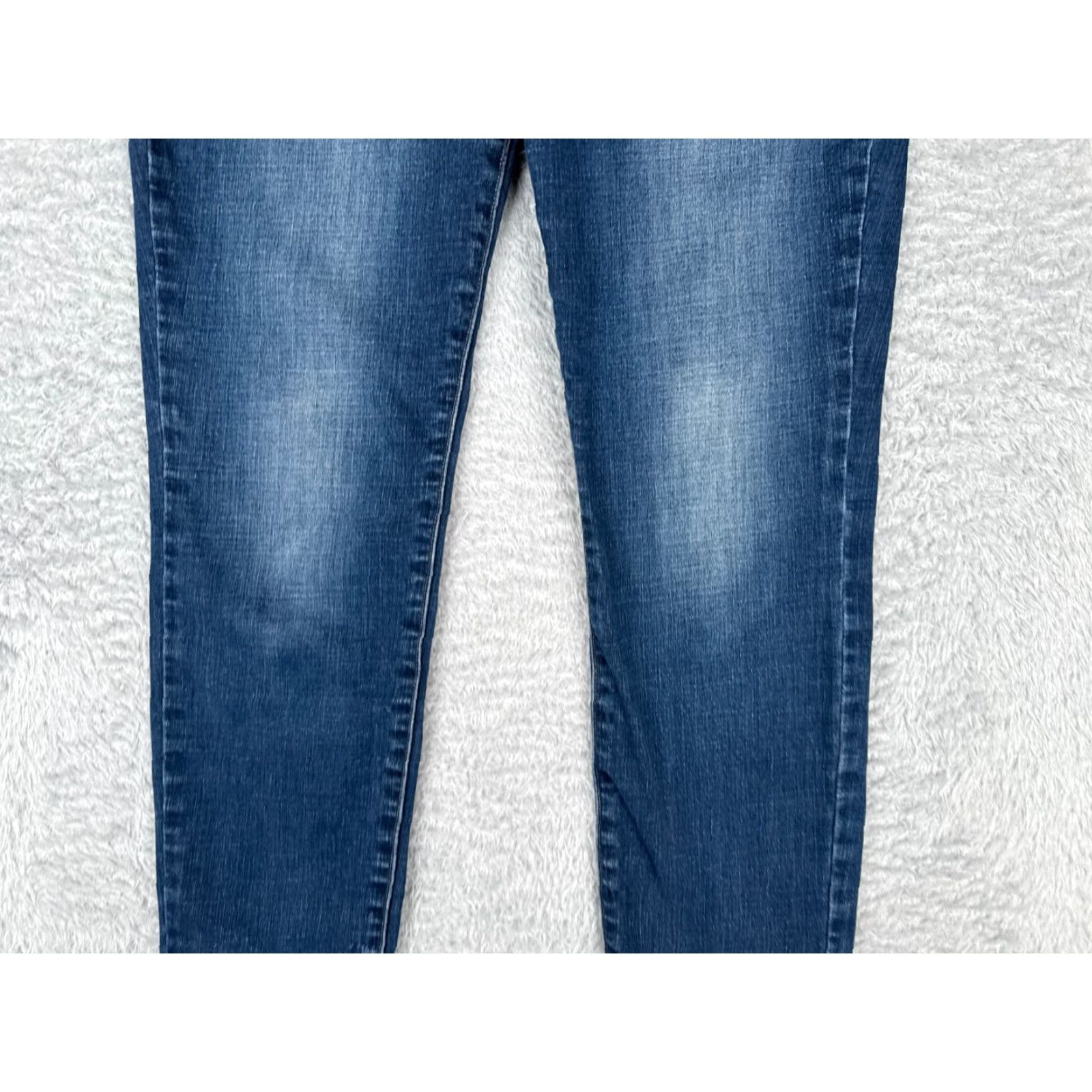 Lucky Brand VINTAGE Lucky Brand Jeans Women 8 Blue Denim Skinny Mid Rise 30x28 Cotton 5-Pocket USA Size 30" / US 8 / IT 44 - 3 Thumbnail