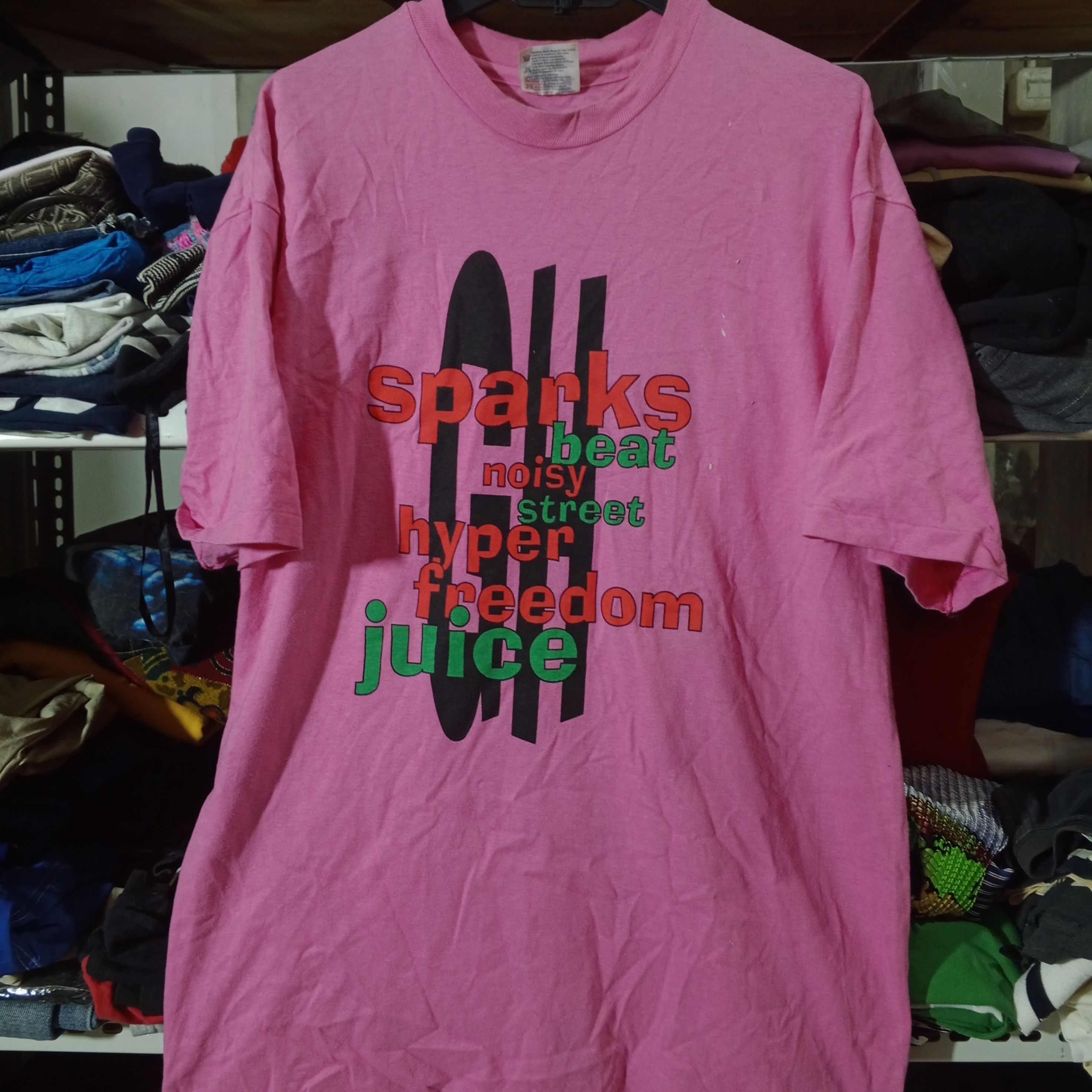 Vintage Vintage GH Sparks Beat Noisy Shirt Size US L / EU 52-54 / 3 - 1 Thumbnail