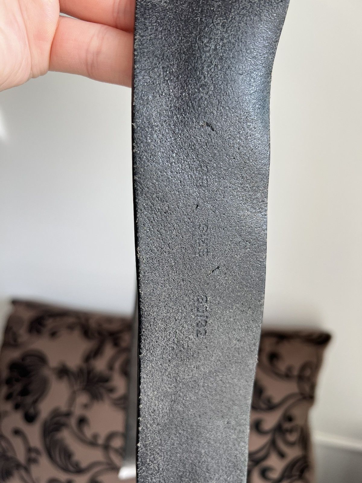 Diesel × Vintage Y2K Vintage Diesel Leather Belt Avant Garden Size ONE SIZE - 10 Thumbnail