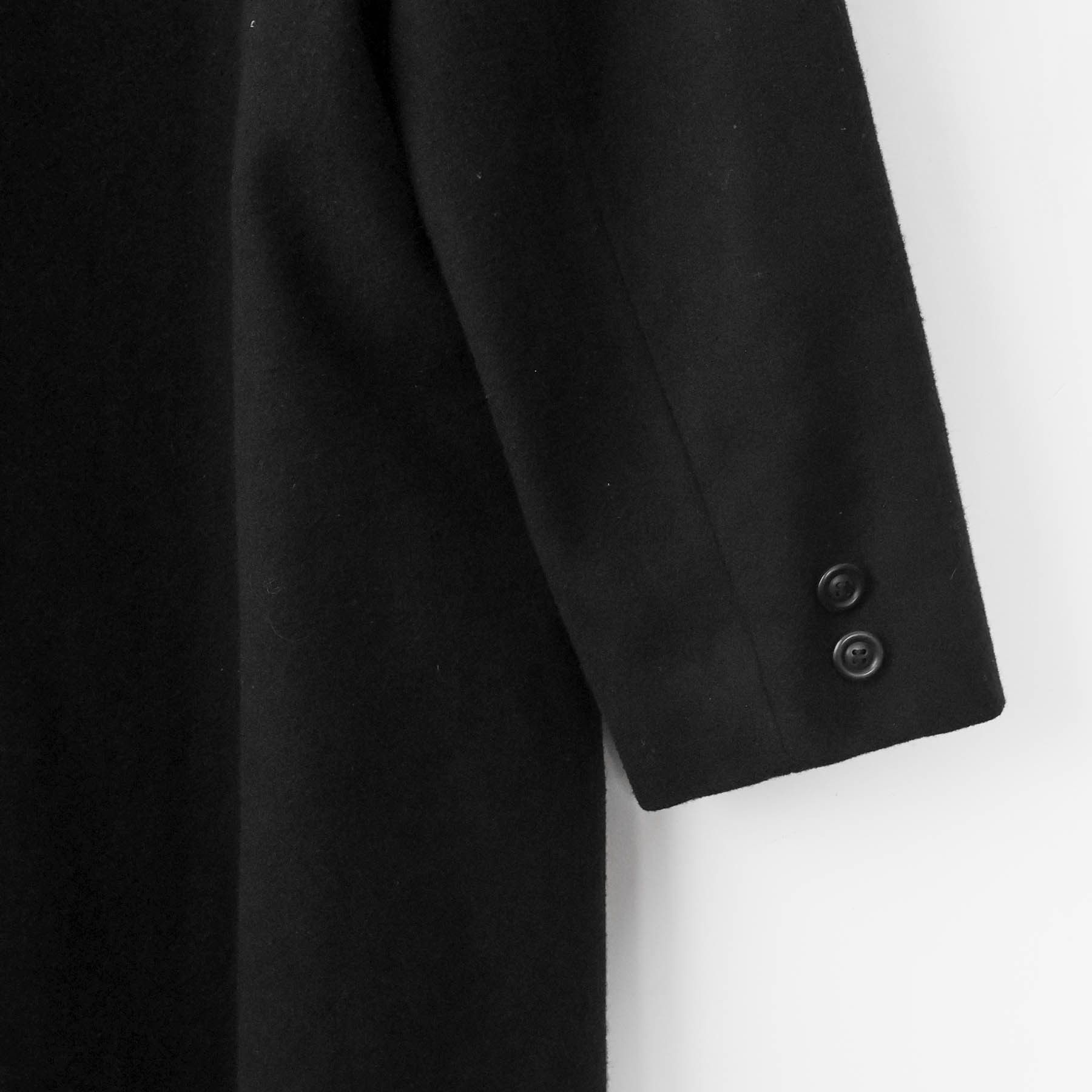 Vintage Vintage Adolfo Lined Black Wool Overcoat Made In Ukraine Size US L / EU 52-54 / 3 - 6 Thumbnail