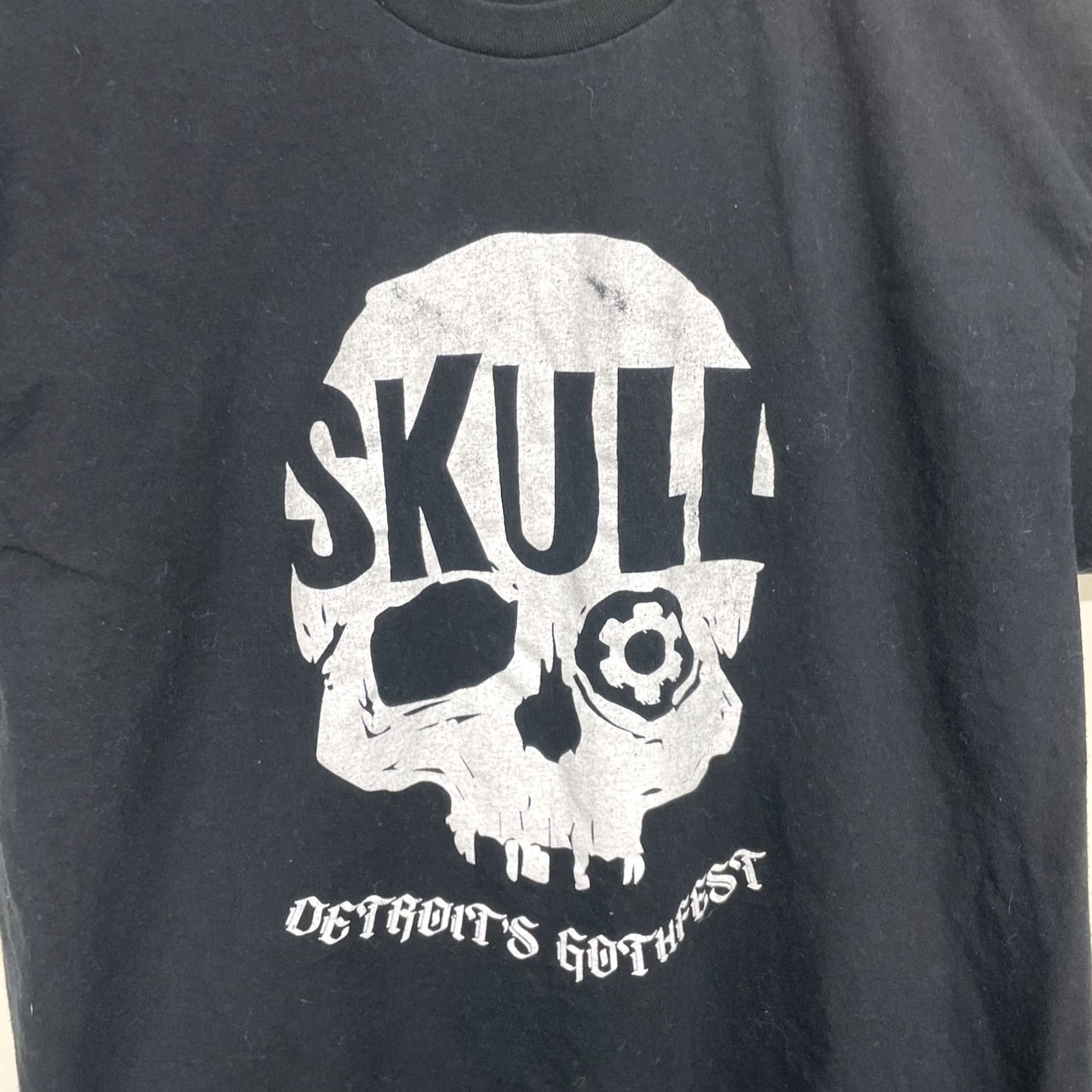 Vintage Detroit's Goth Fest T Shirt Large Black Metal Skater Skull 1st Show Shirt Black Men Regular L Skull Gothic Music Vintage No N/A Size US L / EU 52-54 / 3 - 6 Thumbnail