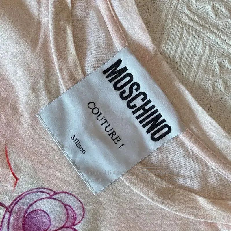 Moschino Moschino Summer Multicolor Cotton T-Shirt . Size S / US 4 / IT 40 - 6 Thumbnail