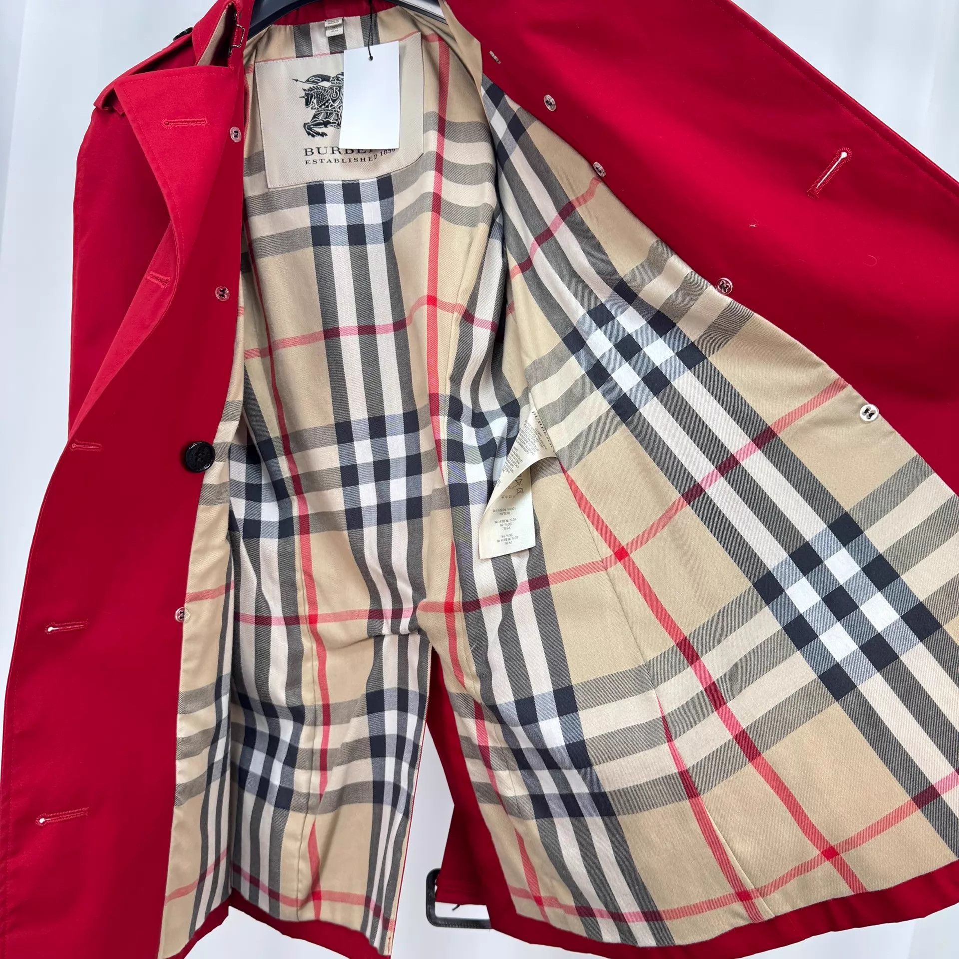 Burberry Burberry DB Check Lining Trench UK4 98 New Size XS / US 0-2 / IT 36-38 - 6 Thumbnail