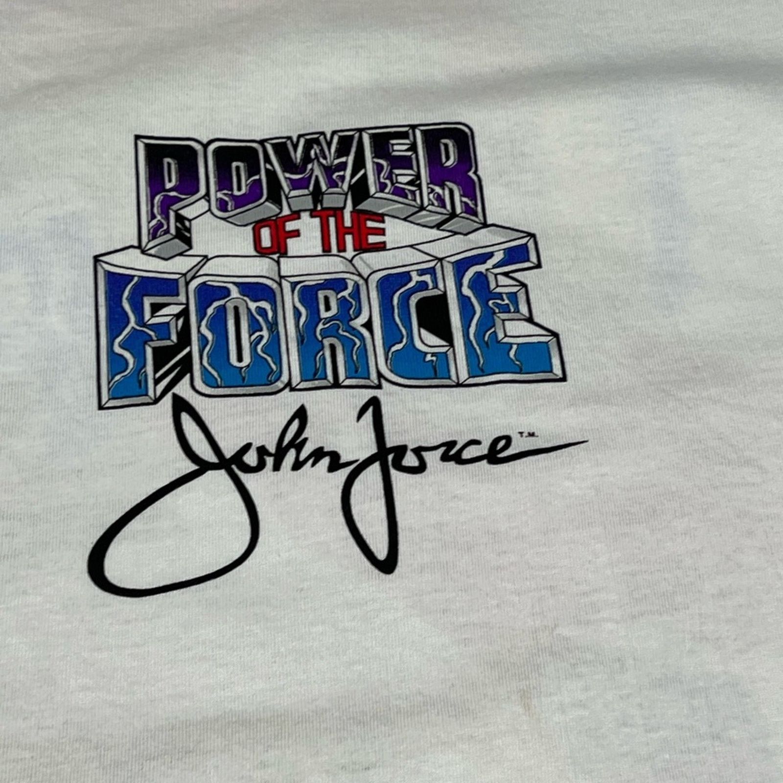 Jerzees Vintage JOHN FORCE 1997 NHRA RACING Made in USA Shirt NEW Size US XL / EU 56 / 4 - 5 Thumbnail