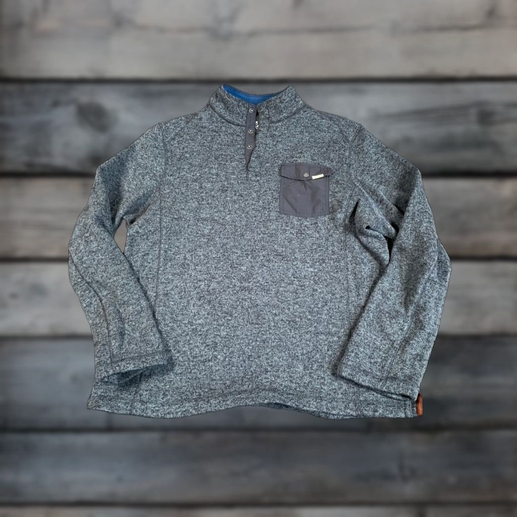 Vintage VINTAGE Woolrich Jacket Fleece Pullover 1/4 Snap Mock Neck Gray Adult Large Mens Outerwear Short Coat/Coat Pockets 90s Hipster Nature Outdoor Style Size US L / EU 52-54 / 3 - 1 Thumbnail