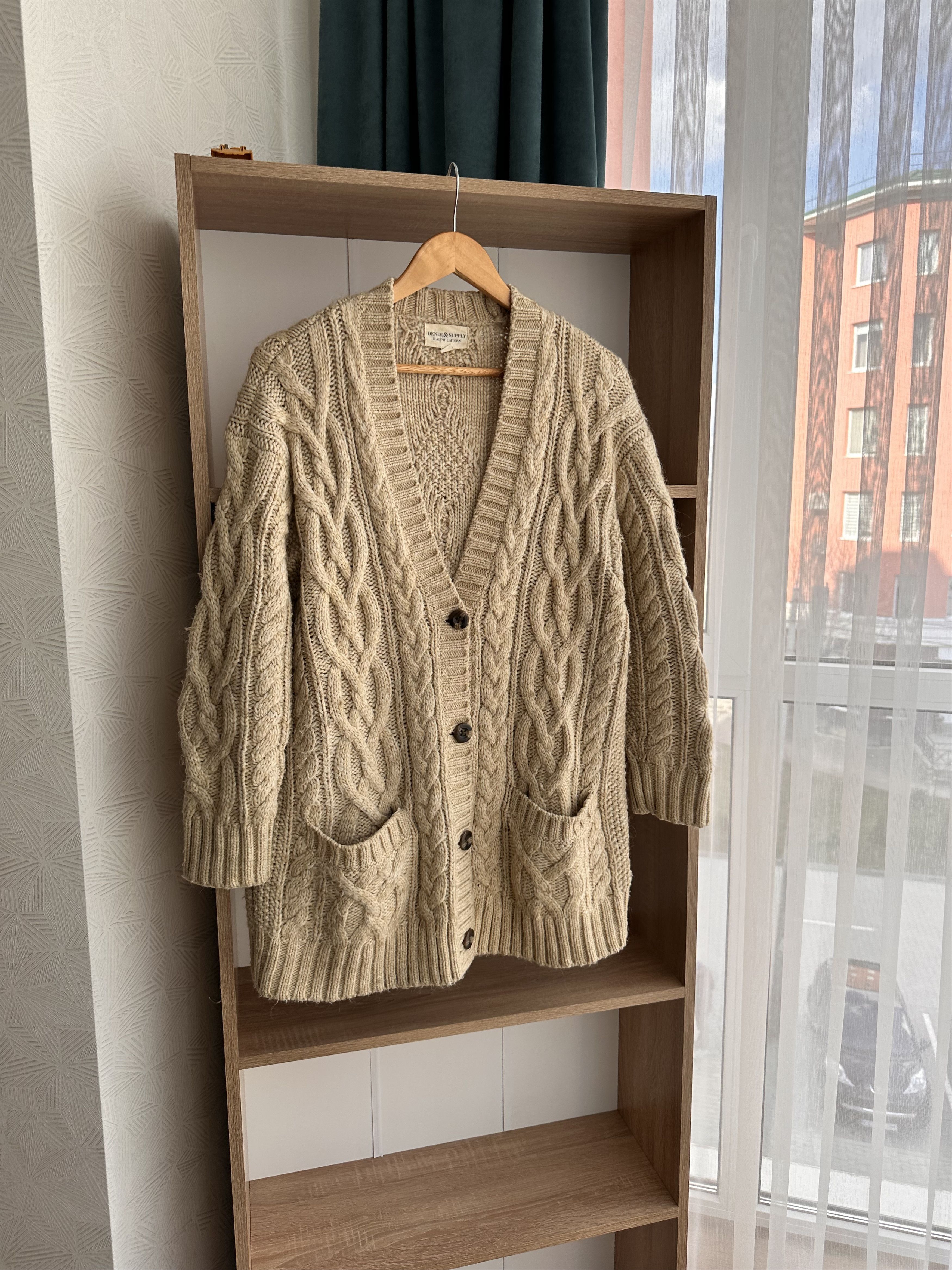 Polo Ralph Lauren Vintage Denim & Supply by Ralph Lauren Heavy Knit Cardigan Size US L / EU 52-54 / 3 - 2 Thumbnail