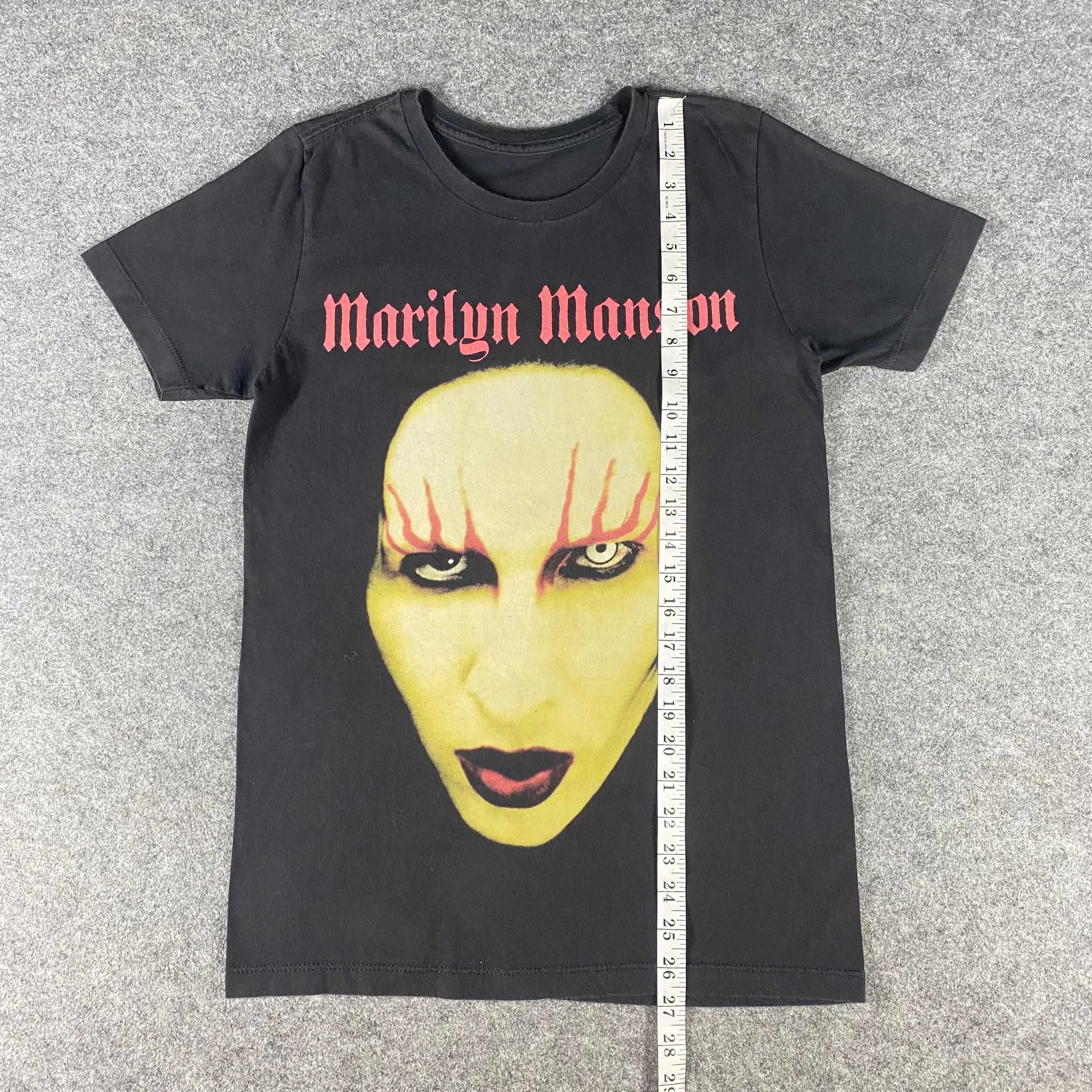 Band Tees Vintage Marilyn Manson Band Tshirt Size US S / EU 44-46 / 1 - 4 Thumbnail