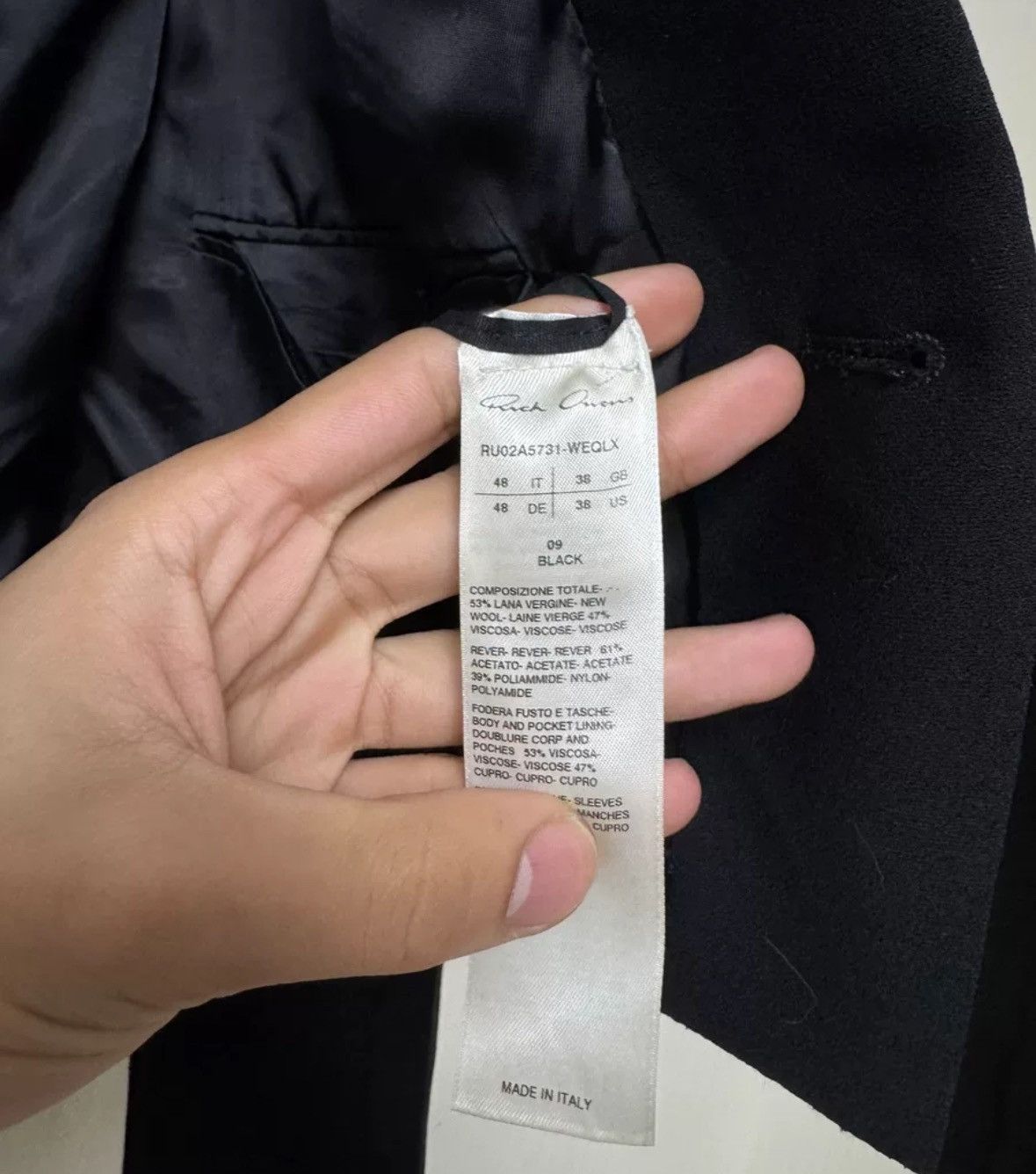 Rick Owens Rick Owens Shoulder Cushion Short Suit 2412-Nextarrow Size US S / EU 44-46 / 1 - 6 Thumbnail