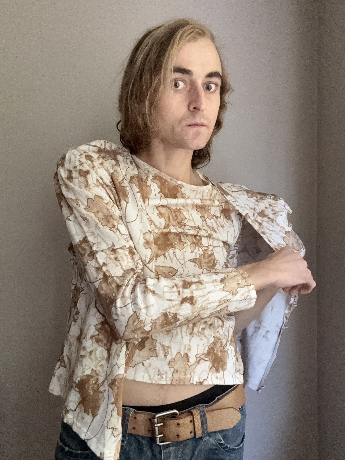 Nina Ricci Nina Ricci Autumnal Leaves/ Logo Print 2 Piece Twinset Size M / US 6-8 / IT 42-44 - 15 Thumbnail