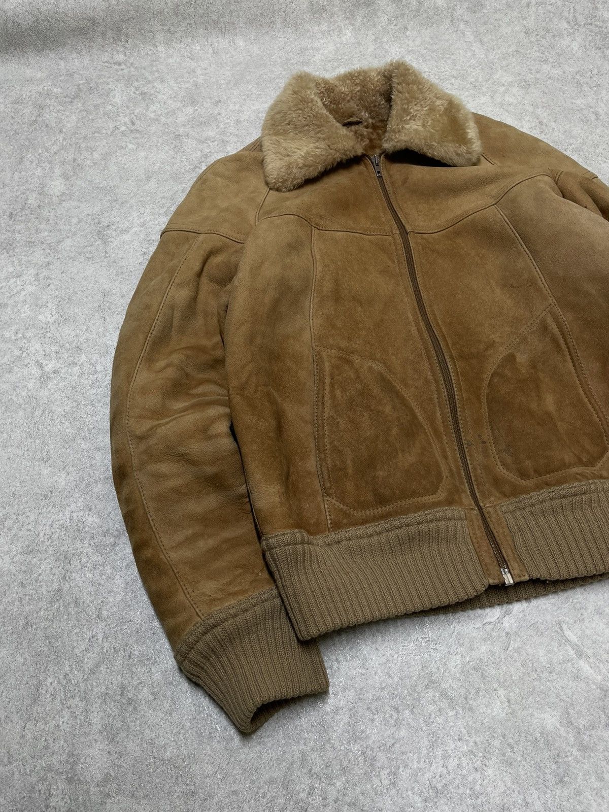 Japanese Brand Tehas Penelopa Ripa Archive Leather Bomber Shearling Beast Size US M / EU 48-50 / 2 - 3 Thumbnail