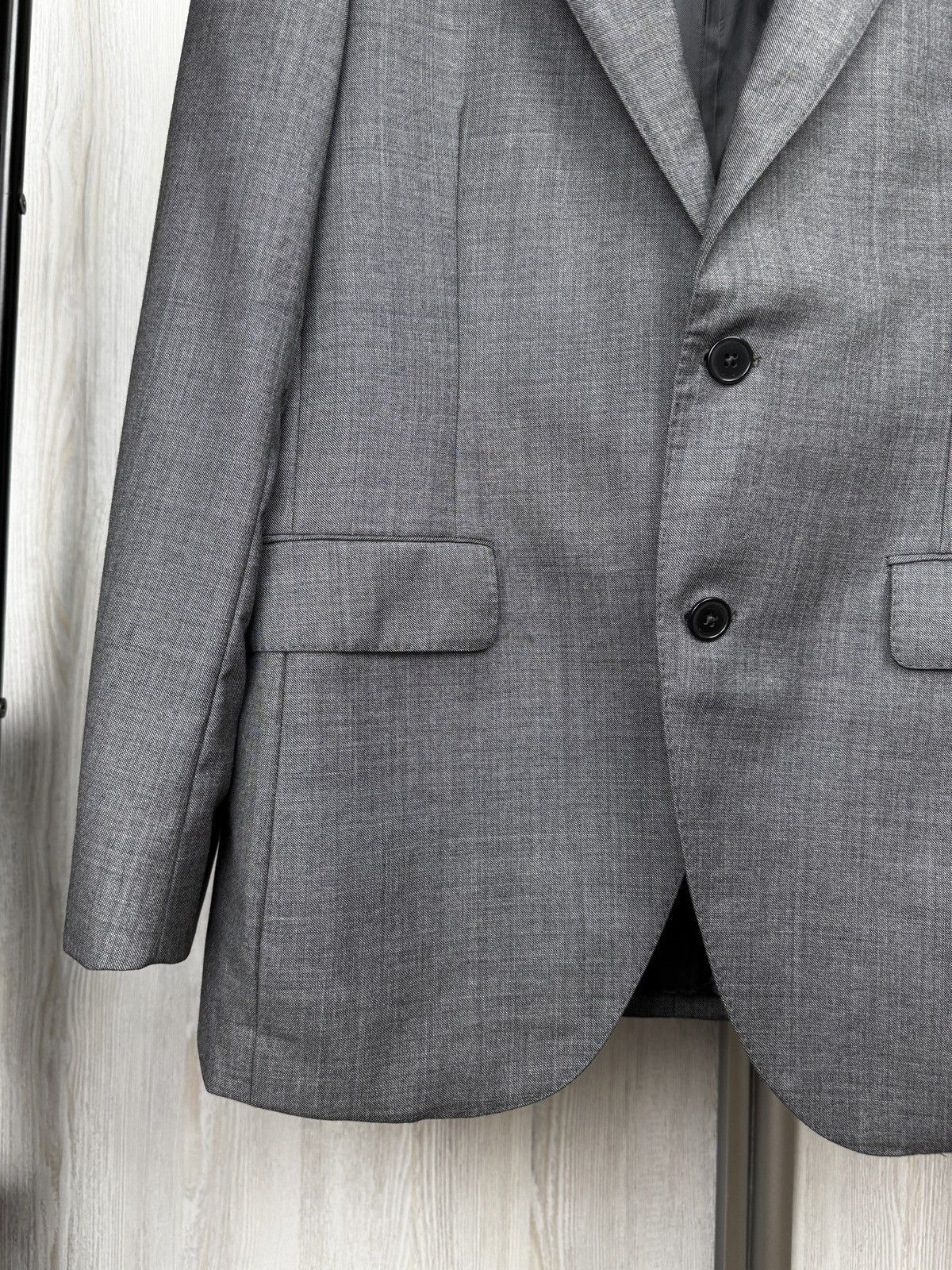 Boggi Boggi Milano Grey 110s Wool 2 pieces made in italy suit Size 40R - 5 Thumbnail