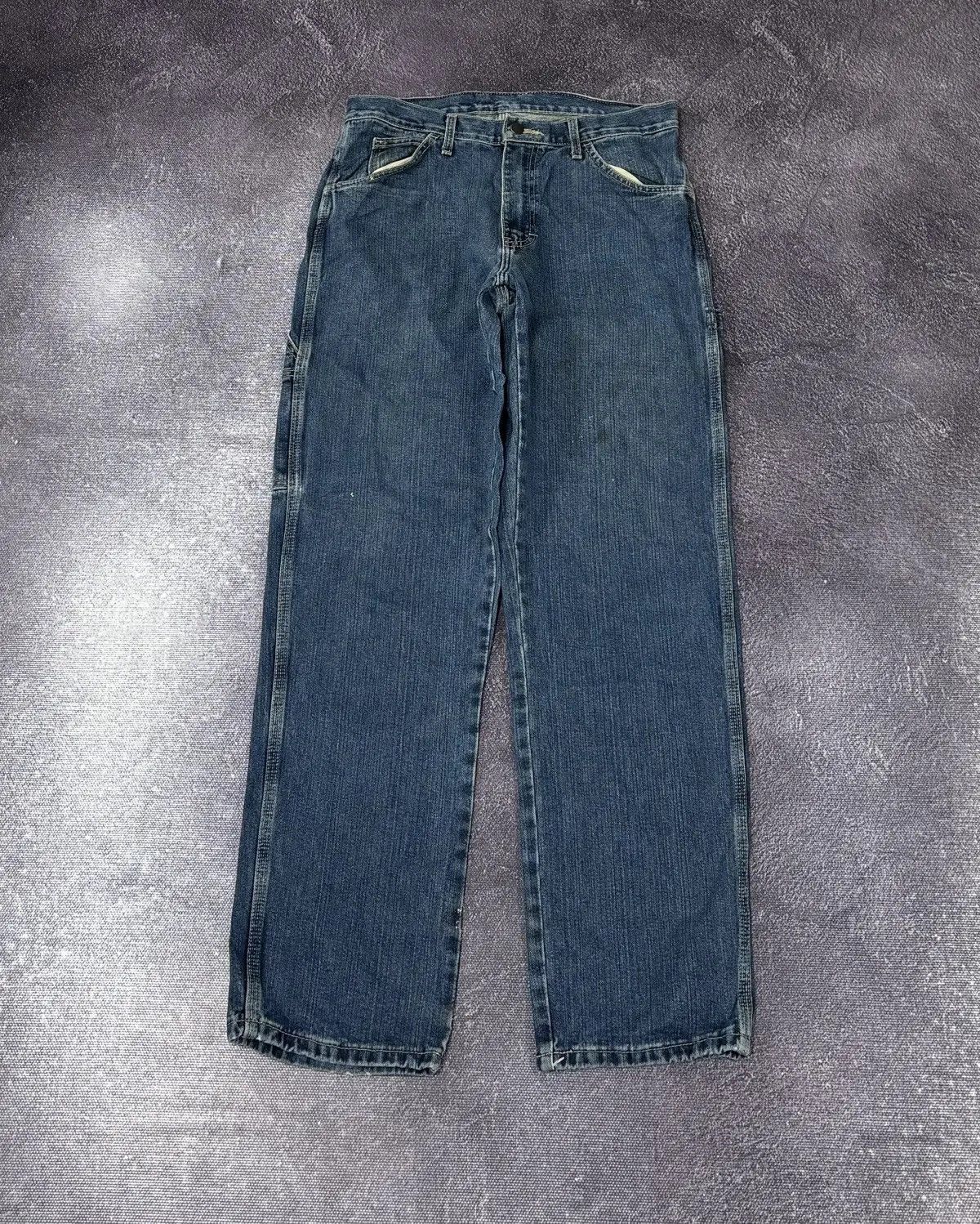 Dickies × Vintage Vintage Dickies Relaxed Fit Blue Work Denim Jeans Size US 32 / EU 48 - 2 Thumbnail