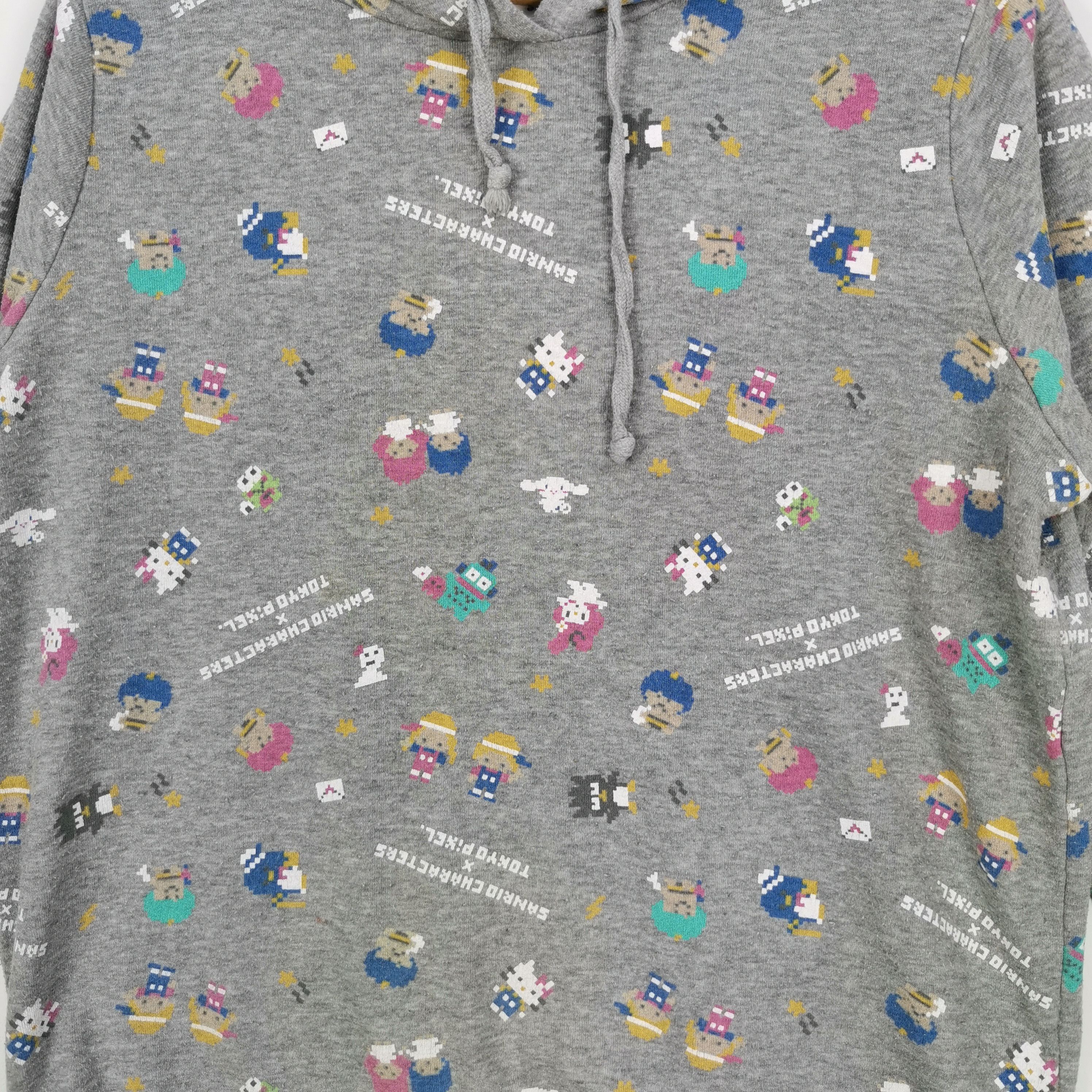 Anime × Cartoon Network × Japanese Brand Japanese Pixel x Sanrio Hoodie Sweater Cartoon Anime Size US L / EU 52-54 / 3 - 5 Thumbnail
