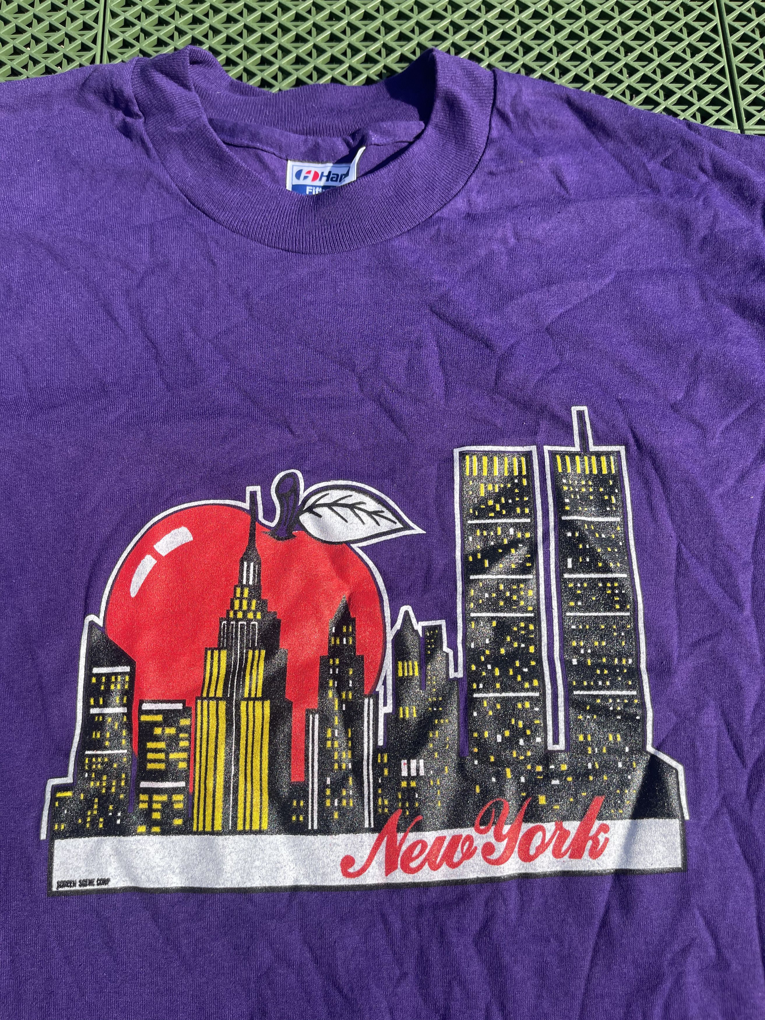 Vintage Twin Towers 90's New York City Vintage NYC T-Shirt Size US M / EU 48-50 / 2 - 1 Thumbnail