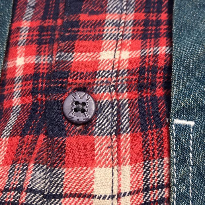 Marithe + Francois Girbaud × Vintage Vintage Mfg Marithe Francois girbaud tartan LongSleeve Shirt Size US M / EU 48-50 / 2 - 4 Thumbnail
