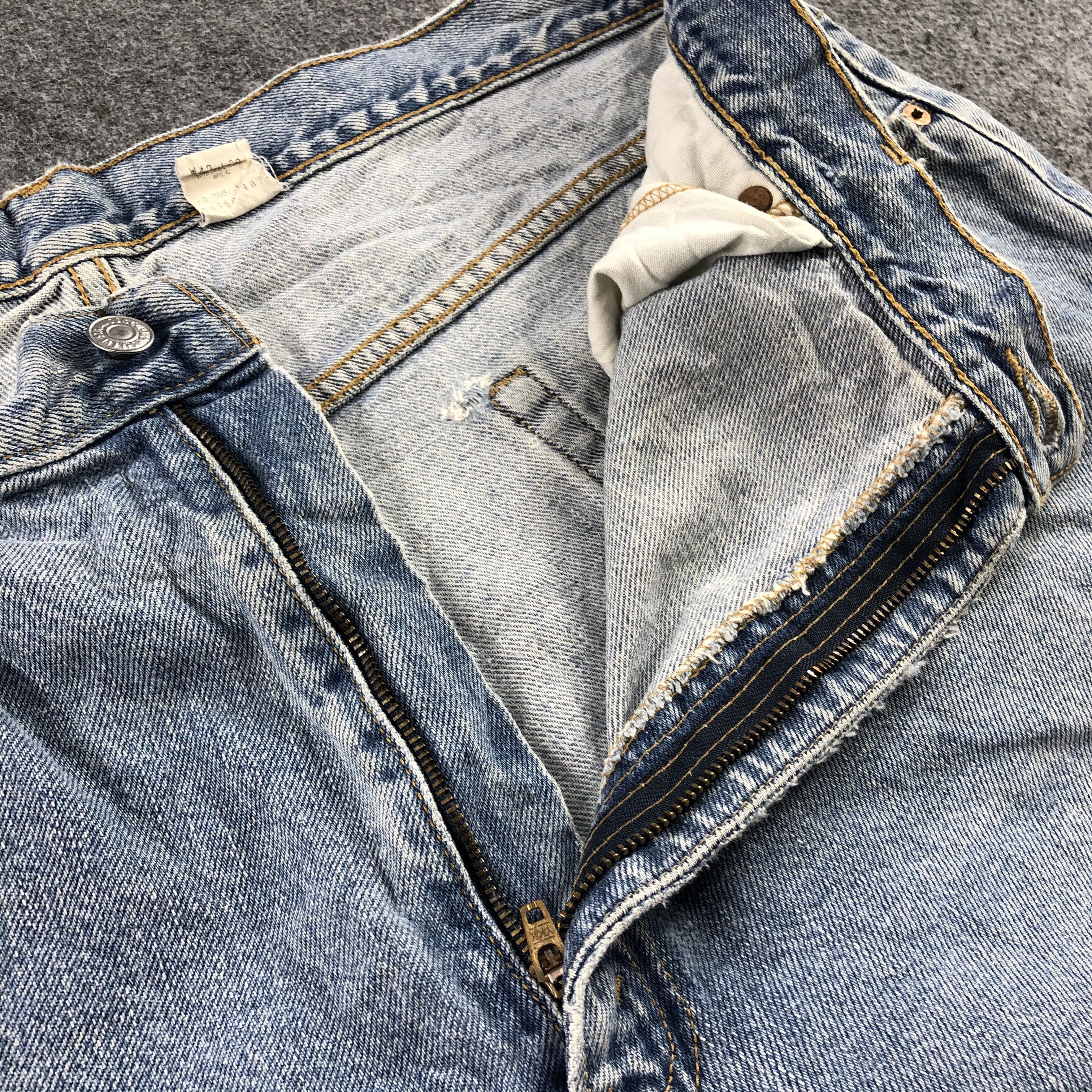 Levi's 90s Vintage Blue Wash Levis 550 Jeans-J2332 Size US 41 - 9 Thumbnail