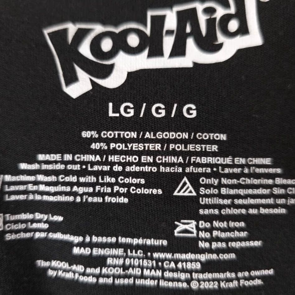 Vintage Kool Aid Man T Shirt Mens Size Large Black Retro Skateboard Snack Tee OVERSIZED Size US L / EU 52-54 / 3 - 5 Thumbnail
