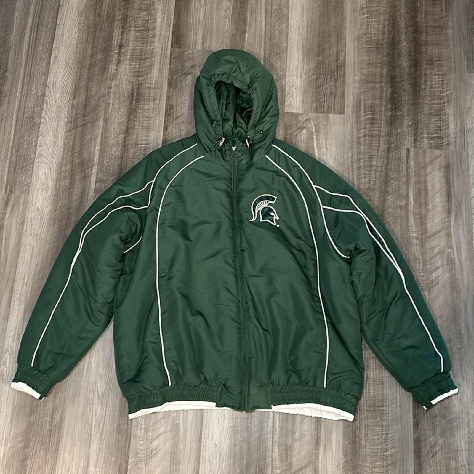 NCAA Michigan State Spartans G-III Collegiate Hooded Jacket - 2XL Size US XXL / EU 58 / 5 - 2 Thumbnail