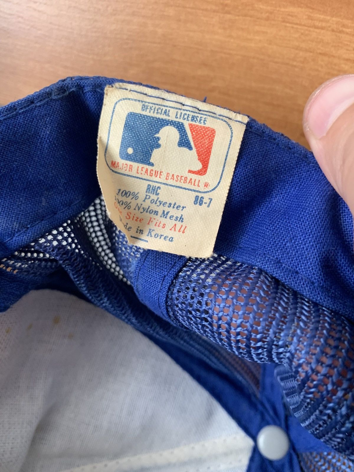 Other 1986 Vintage RWC MLB New York Mets Trucker Snapback Hat Size ONE SIZE - 3 Thumbnail