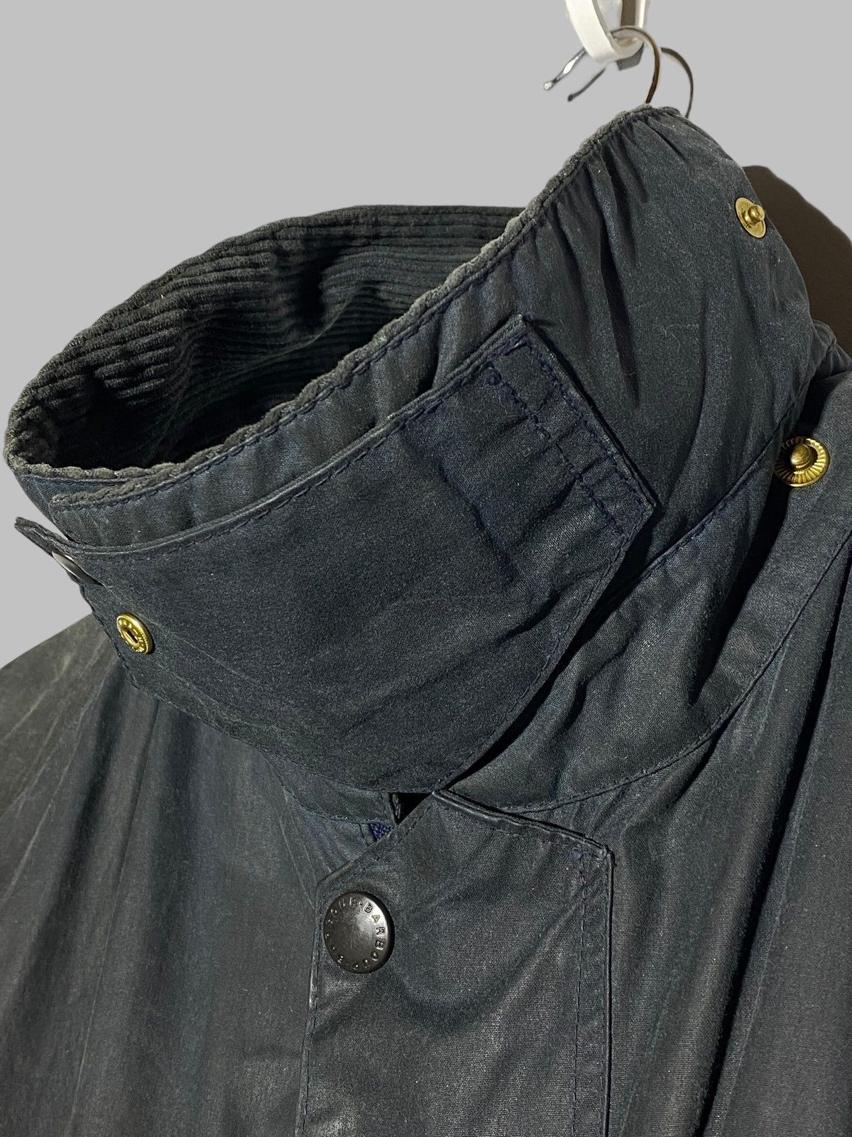 Barbour 🔥 BARBOUR BLACK WAX COAT VINTAGE CORE BRITISH OUTERWEAR Size US XL / EU 56 / 4 - 15 Thumbnail