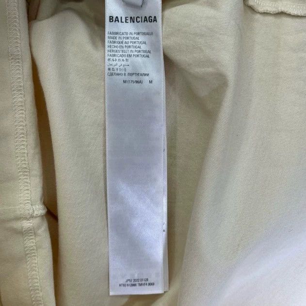 Balenciaga Balenciaga Printed logo short sleeves with khaki back. Size US M / EU 48-50 / 2 - 5 Thumbnail