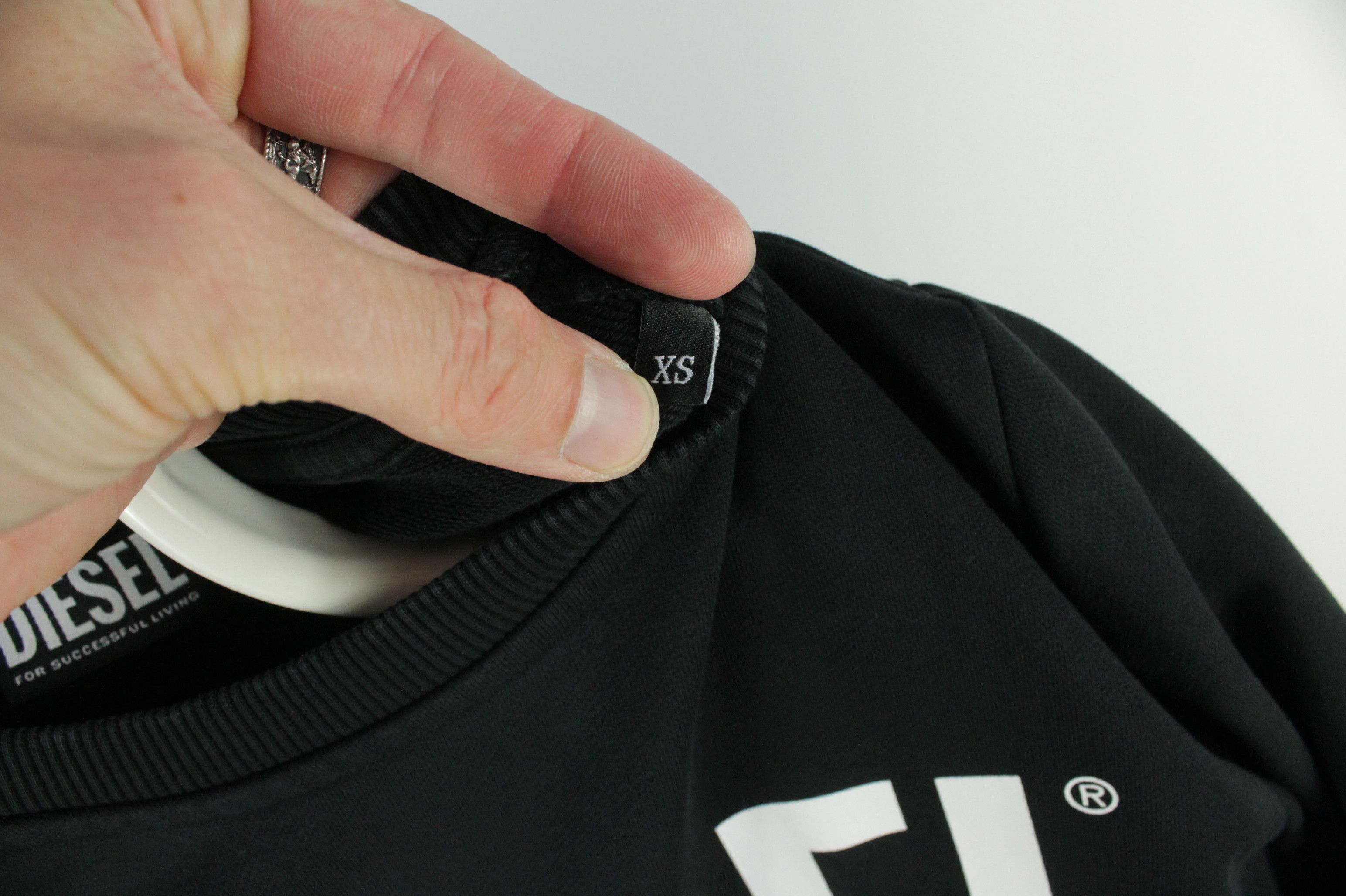 Diesel Diesel Black Sweatshirt Pullover Men's Size US XS / EU 42 / 0 - 4 Thumbnail