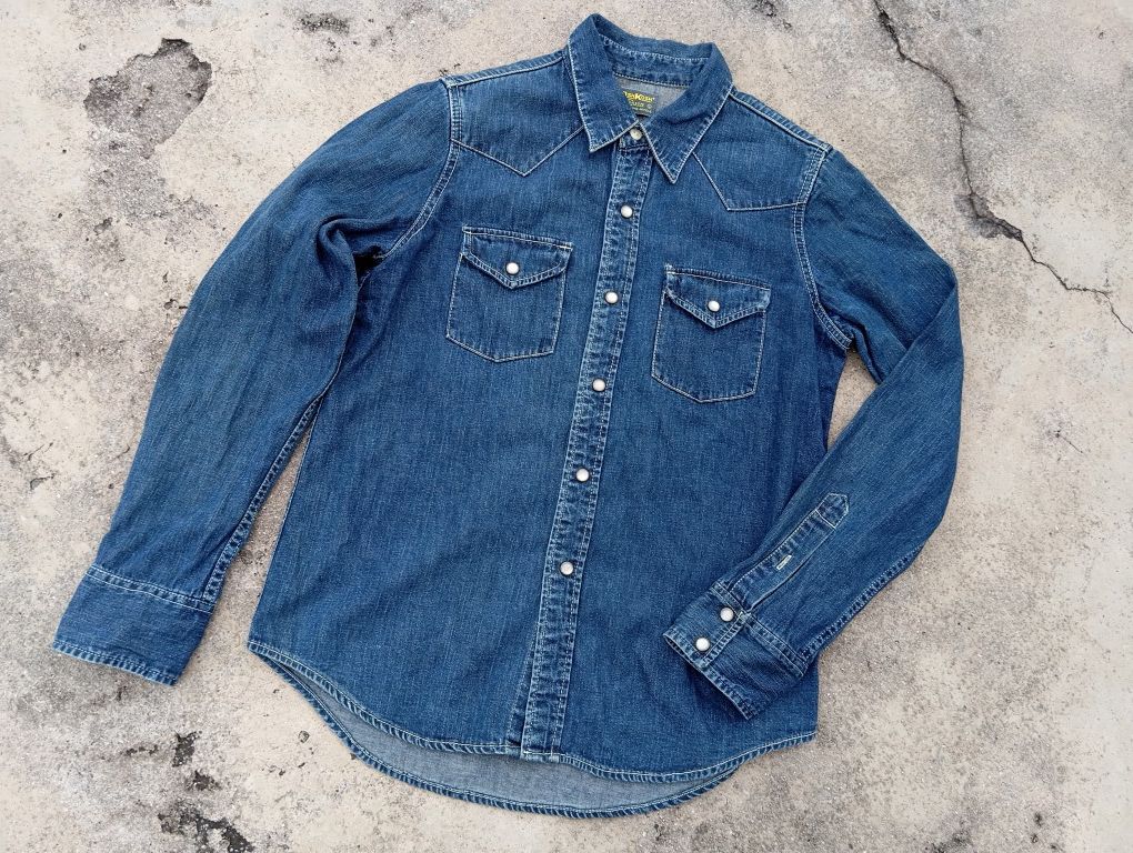 Oshkosh Oshkosh Classic Denim Western 🤠 Pearl Snap Button Shirt 🐎 Size US S / EU 44-46 / 1 - 2 Thumbnail