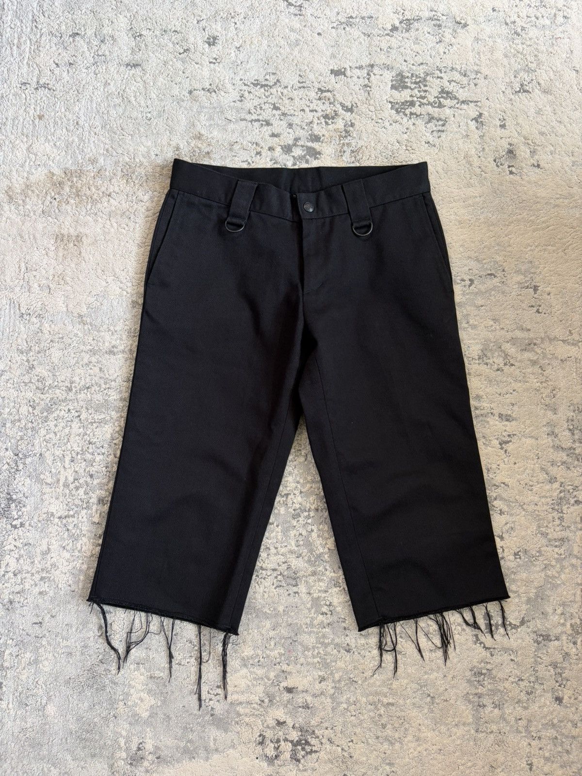 Number (N)ine SS05 Cut Off Hem 3/4 Shorts Size US 30 / EU 46 - 1 Thumbnail