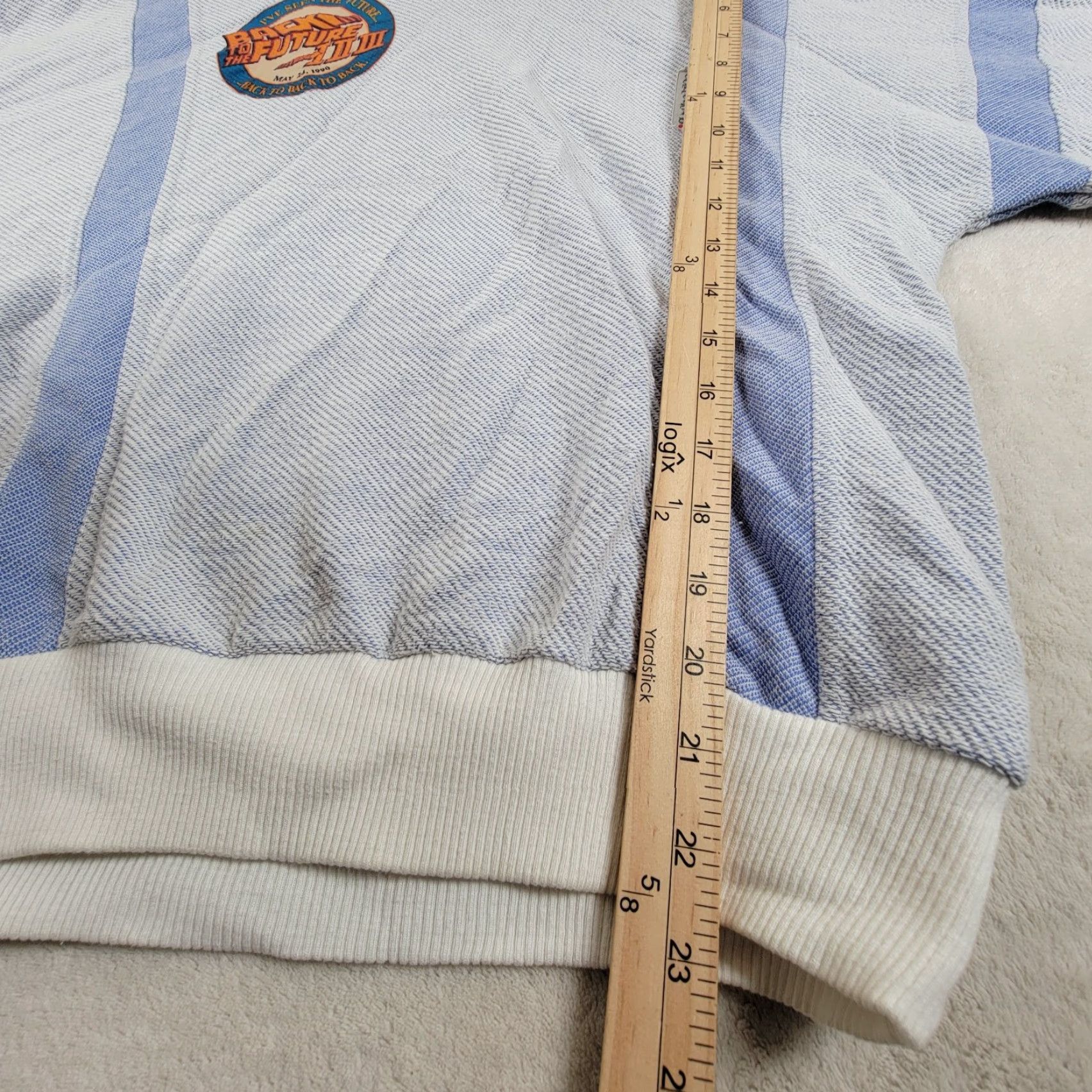 Vintage VINTAGE Back To The Future Mens S Sweatshirt Collection B Blue Logo Rare 90s Size US S / EU 44-46 / 1 - 6 Thumbnail