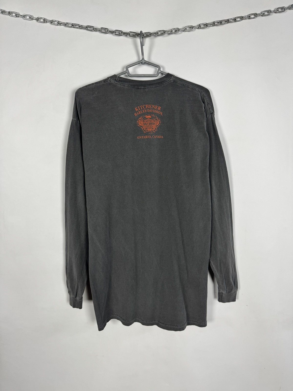 Harley Davidson Vintage Harley Davidson Racing Long Sleeve T-Shirt Moto XL Size US XL / EU 56 / 4 - 10 Thumbnail