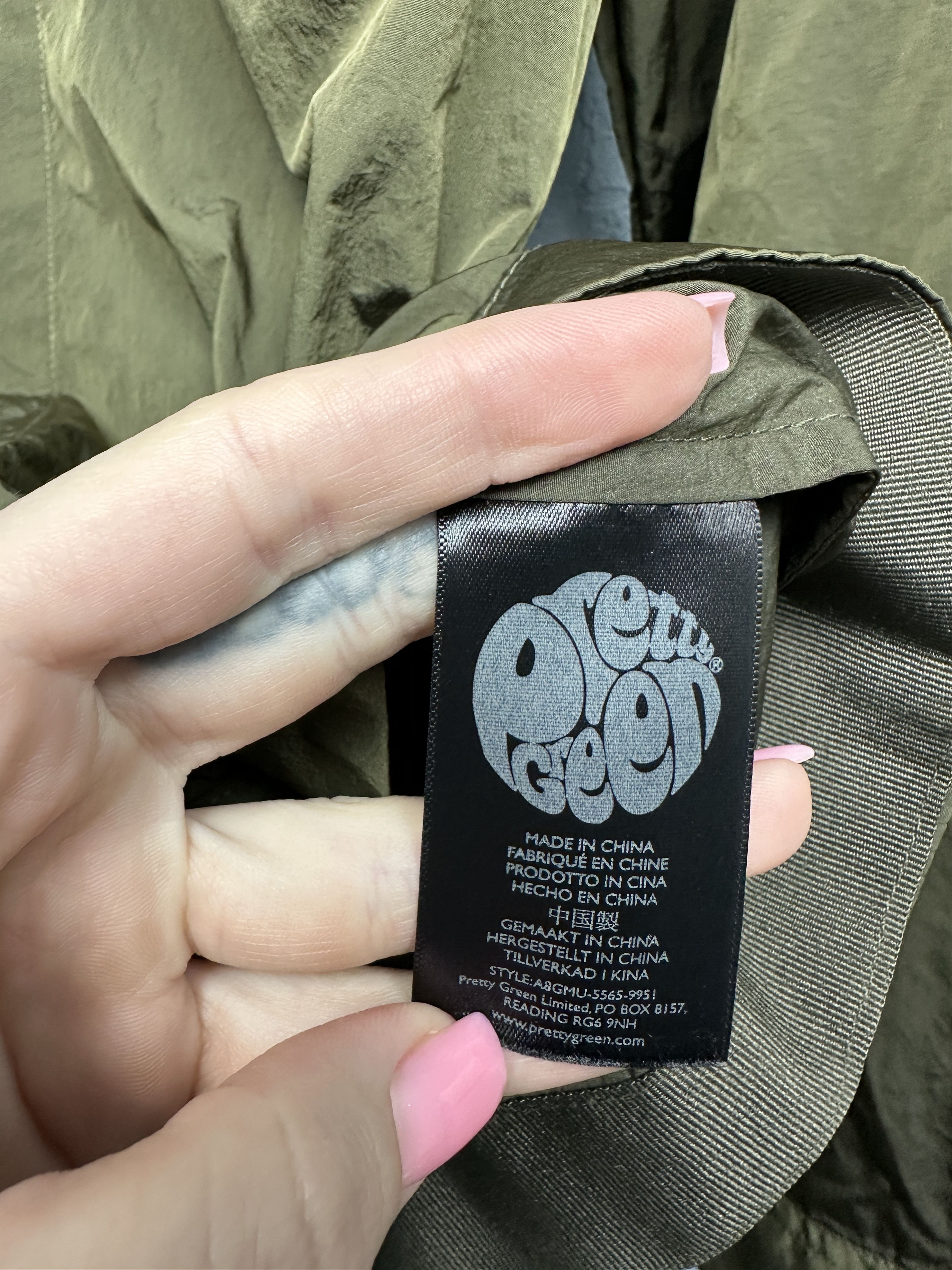 Pretty Green Pretty Green Mens Nylon Jacket Size US L / EU 52-54 / 3 - 6 Thumbnail