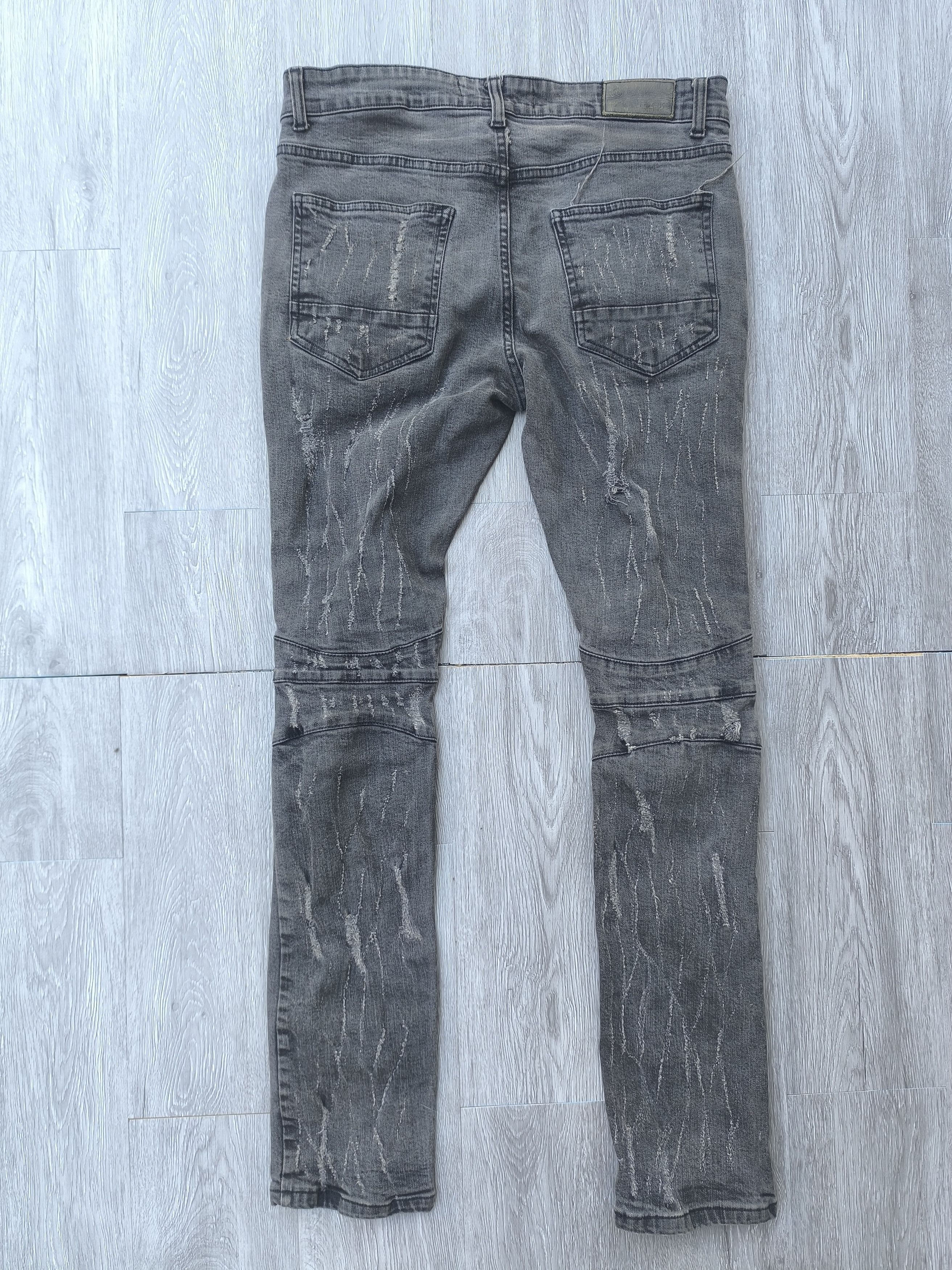 Japanese Brand × KMRii × Le Grande Bleu (L.G.B.) Biker Jeans rockers slim fit Size US 34 / EU 50 - 6 Thumbnail