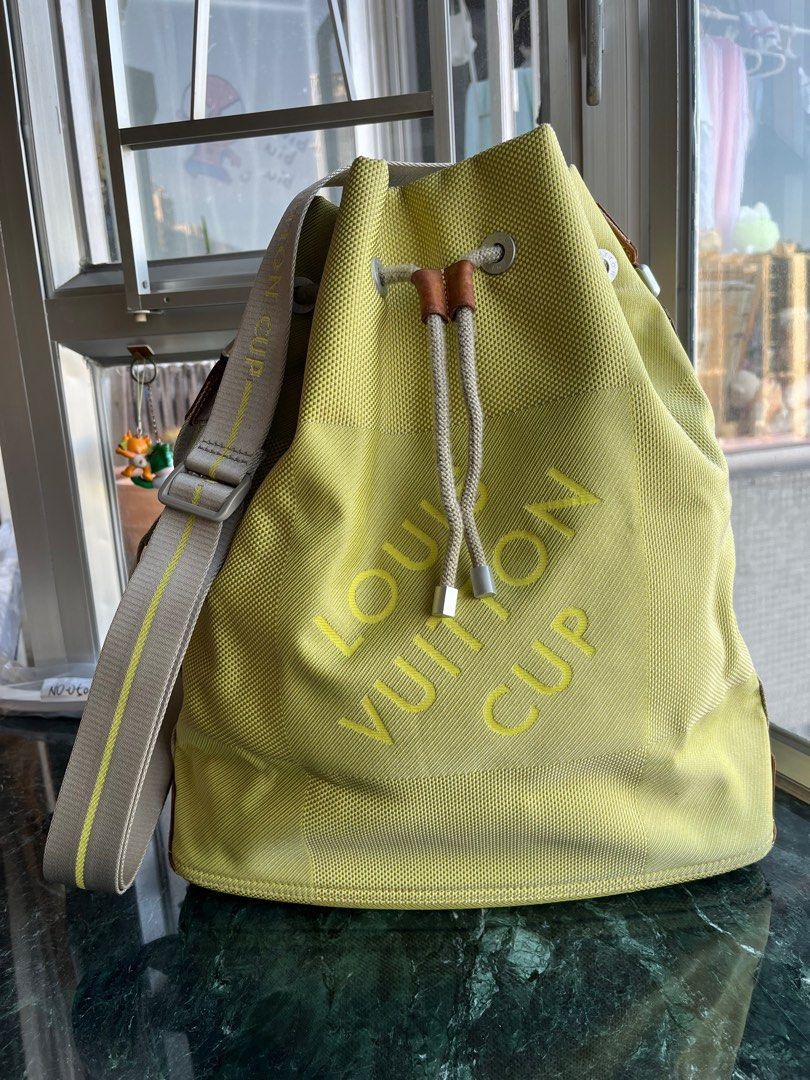 image of Louis Vuitton Cup 2003 Damier Messenger Yellow, Women's