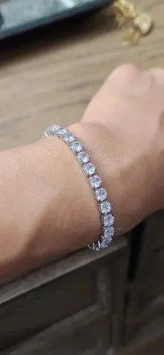 Jewelry 5 MM Tennis Chain Bracelet Size ONE SIZE - 1 Thumbnail