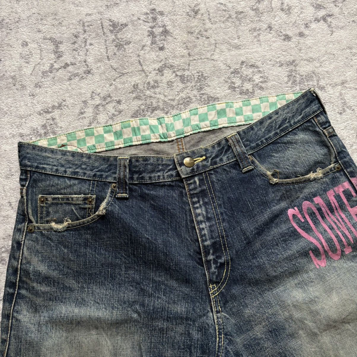 PHENOMENON Phenomenon Something Like a Phenomenon Denim Shorts | 34 Size US 34 / EU 50 - 3 Thumbnail