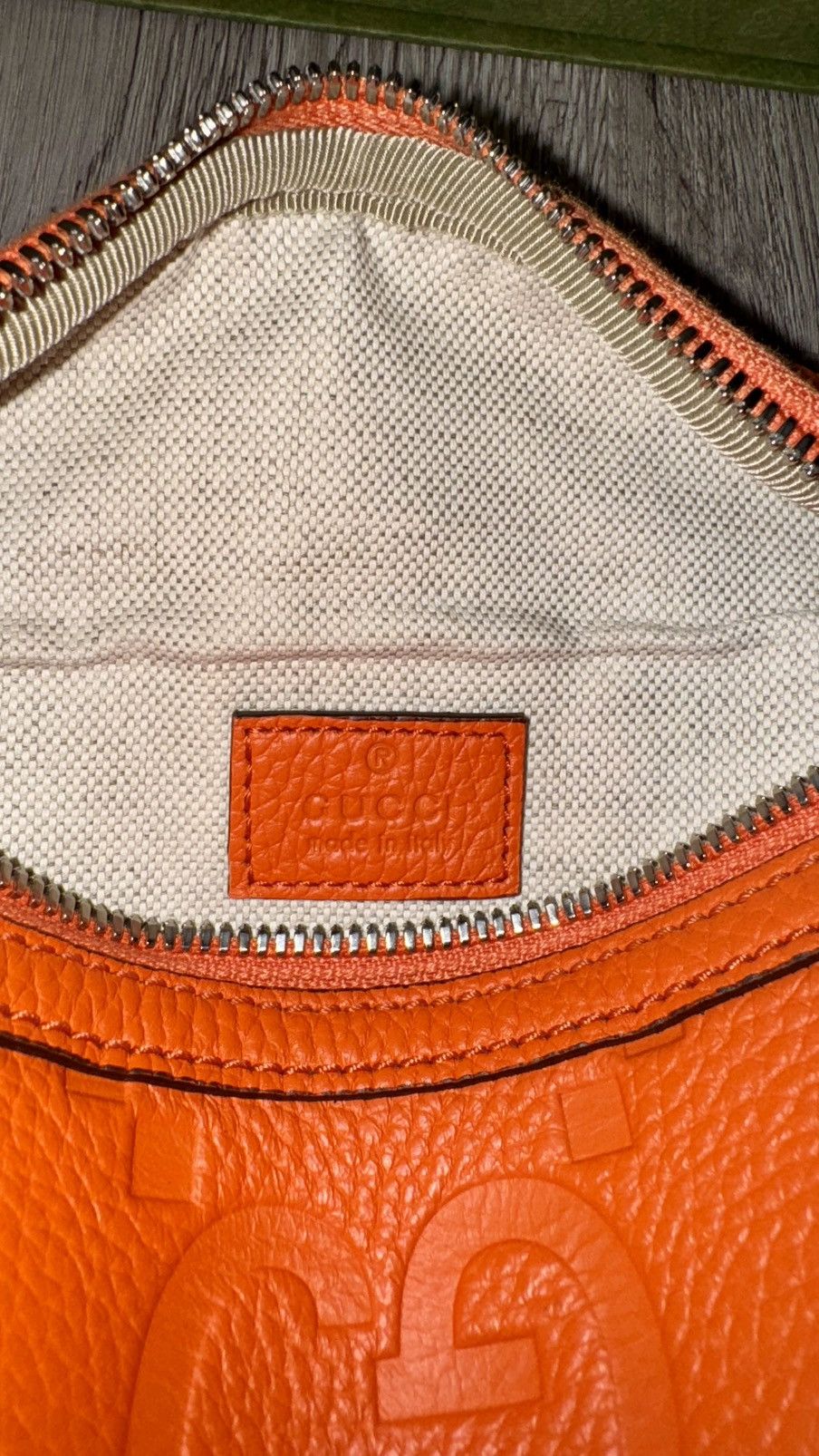 Gucci Piuma Calfskin Jumbo GG Embossed Small Belt Bag 80cm Size 32 - 5 Thumbnail