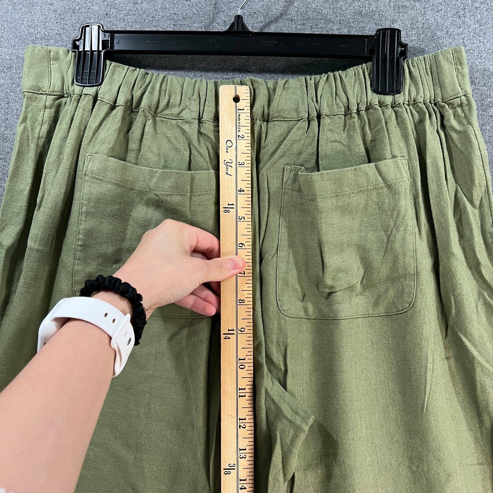 Other Isaac Mizrahi Live! Regular Bridgehampton Linen Blend P Size 34" / US 12 / IT 48 - 7 Thumbnail