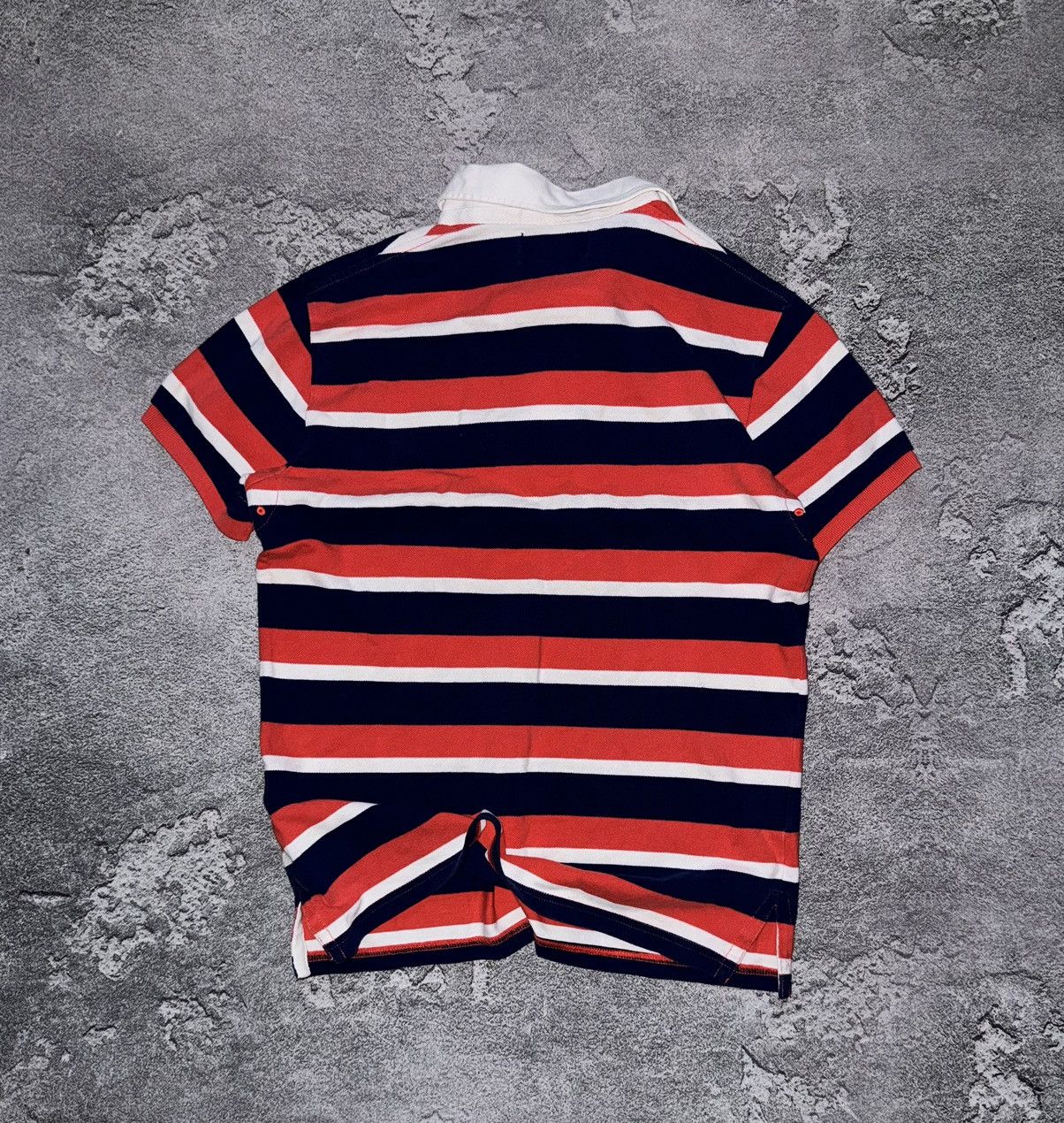 Polo Ralph Lauren × Vintage Polo Ralph Lauren S striped polo tee T-shirt rugby 🏉 Size US S / EU 44-46 / 1 - 11 Thumbnail