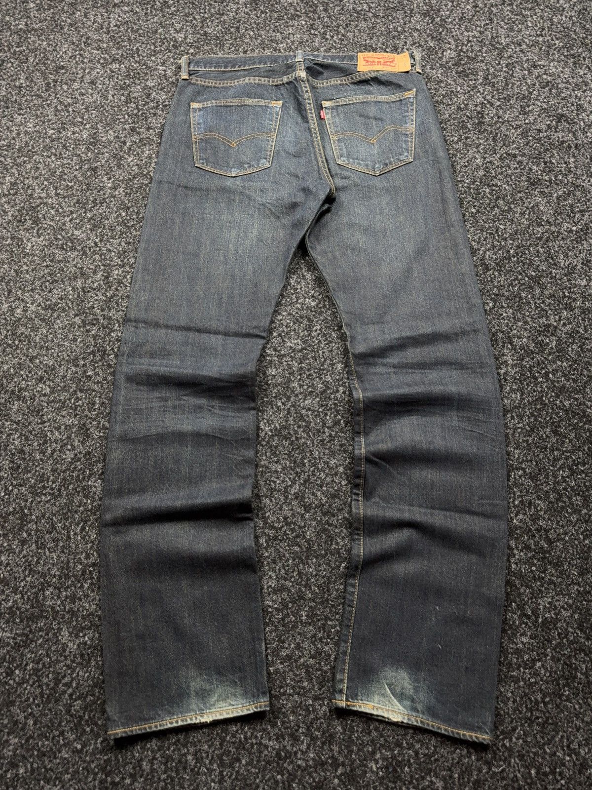 Levi's Levi’s 501 Original Straight Faded Denim Punk Retro Jeans Size US 34 / EU 50 - 11 Thumbnail