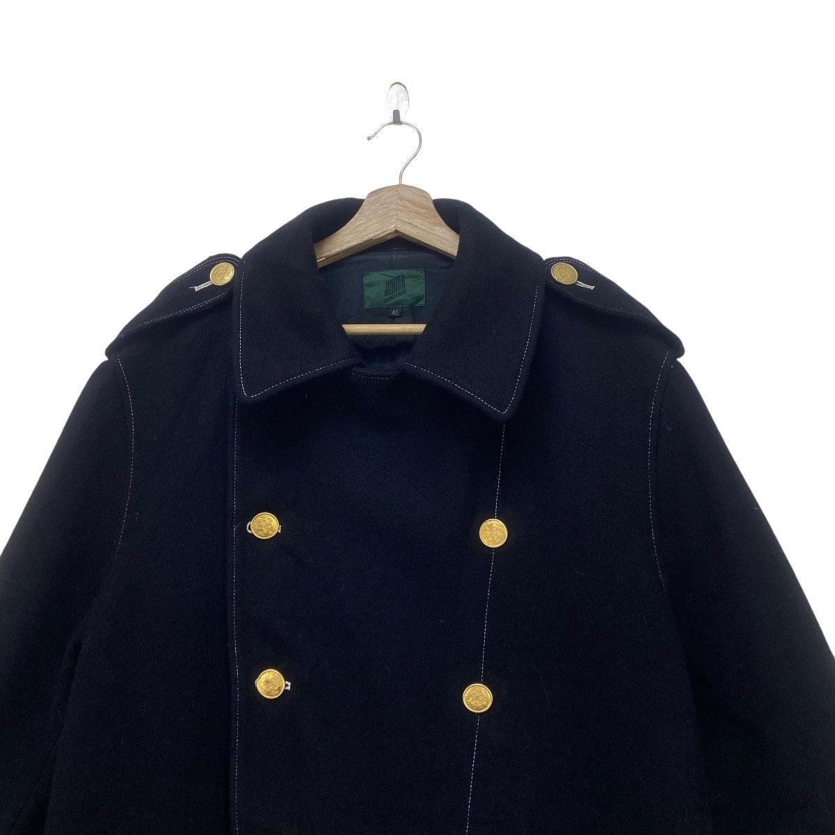 Jean Paul Gaultier Jean Paul Gaultier 'Hiver' 1989-90 Military Wool Overcoat Size US M / EU 48-50 / 2 - 8 Thumbnail