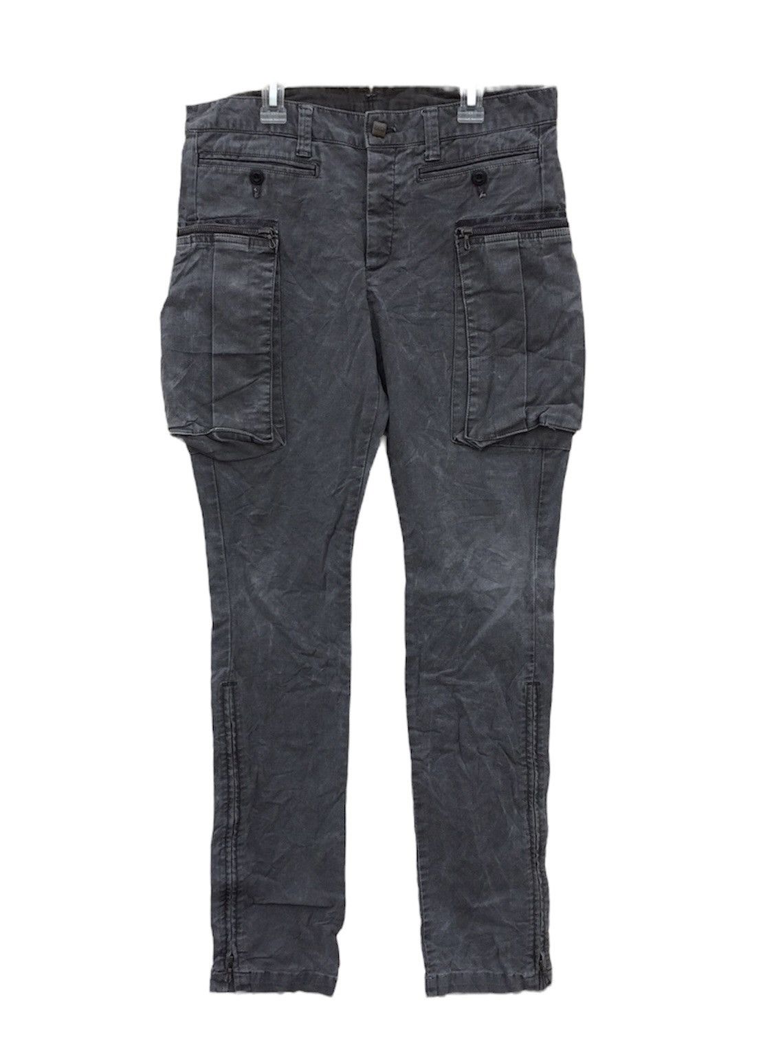 Le Grande Bleu (L.G.B.) × SEMBL × Seditionaries Japan Sembl 3D Pocket Cargo Bondage Fade Out Black Size US 32 / EU 48 - 8 Thumbnail