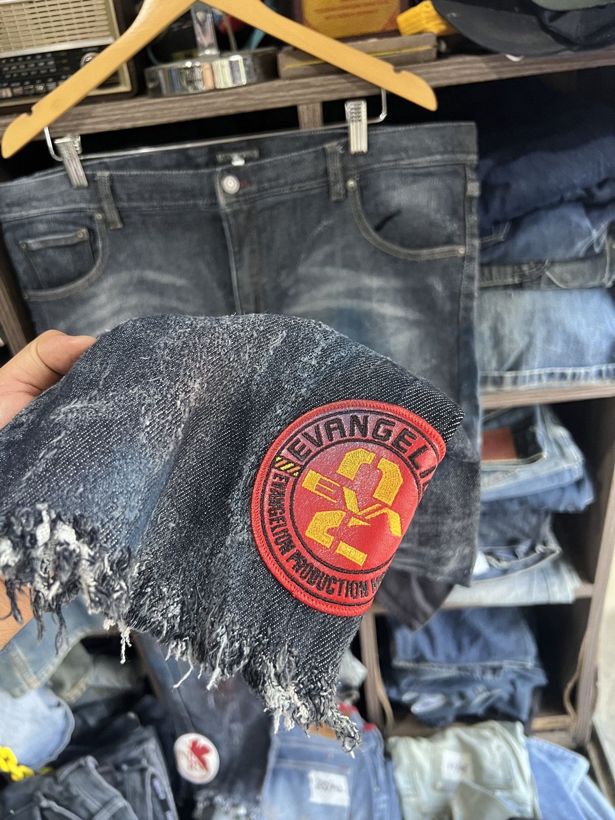 Other 🔥Amore Puro Sex Pistols Patch Distressed Denim Size US 40 / EU 56 - 10 Thumbnail