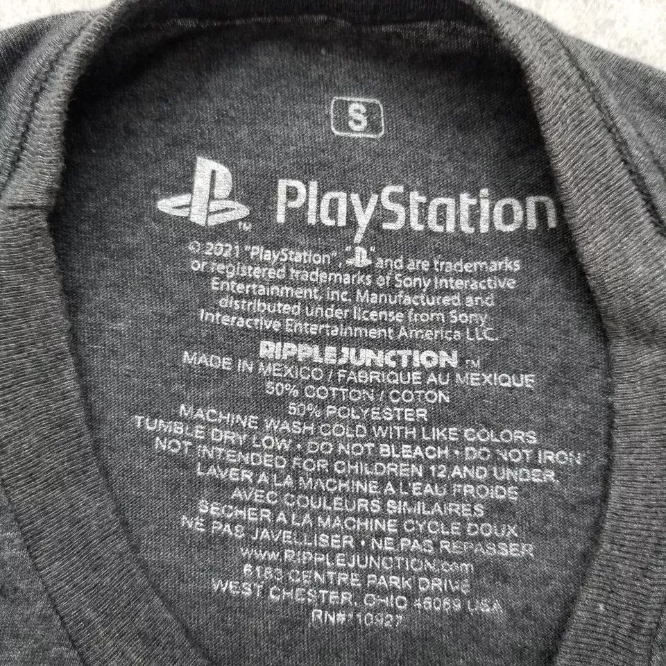 Playstation Sony PlayStation Shirt Mens Small Short Sleeve Crew Neck Size US S / EU 44-46 / 1 - 7 Thumbnail
