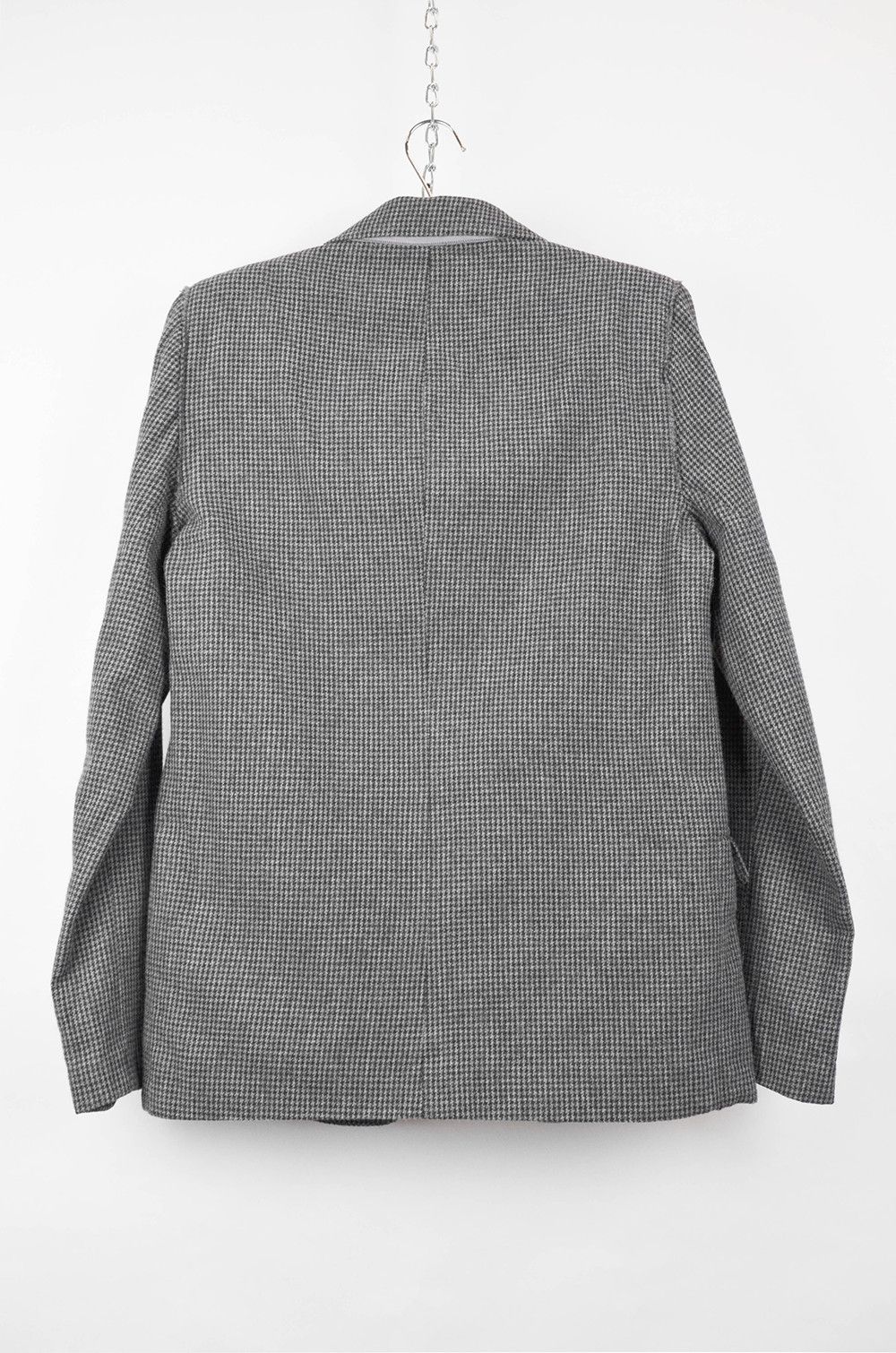 Marithe + Francois Girbaud MARITHE FRANCOIS GIBRAUD Gray Herringbone Blazer - S Size 46R - 2 Thumbnail