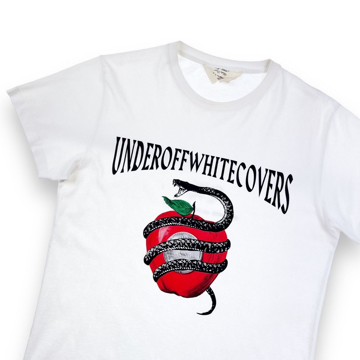 image of Off-White X Undercover Apple T Shirt, Men's (Size Medium)