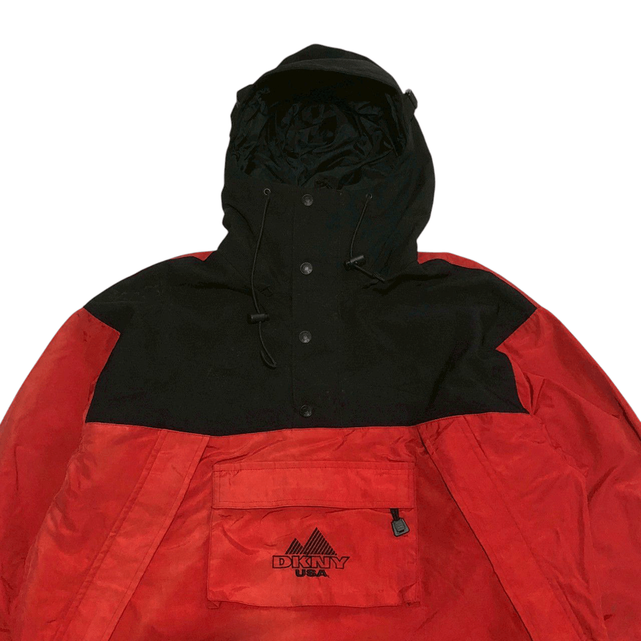 DKNY Vintage 90s DKNY Tech Half Zipper Anorak Jacket Size US M / EU 48-50 / 2 - 2 Thumbnail